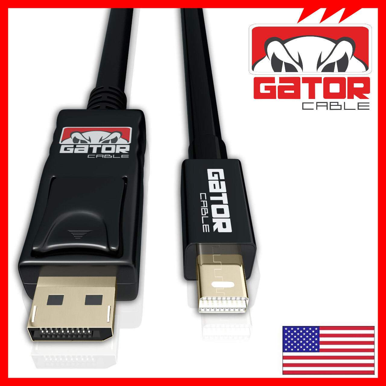 Mini DisplayPort to DisplayPort Cable Mini DP to DP Adapter HD Video 4K 60Hz 6FT