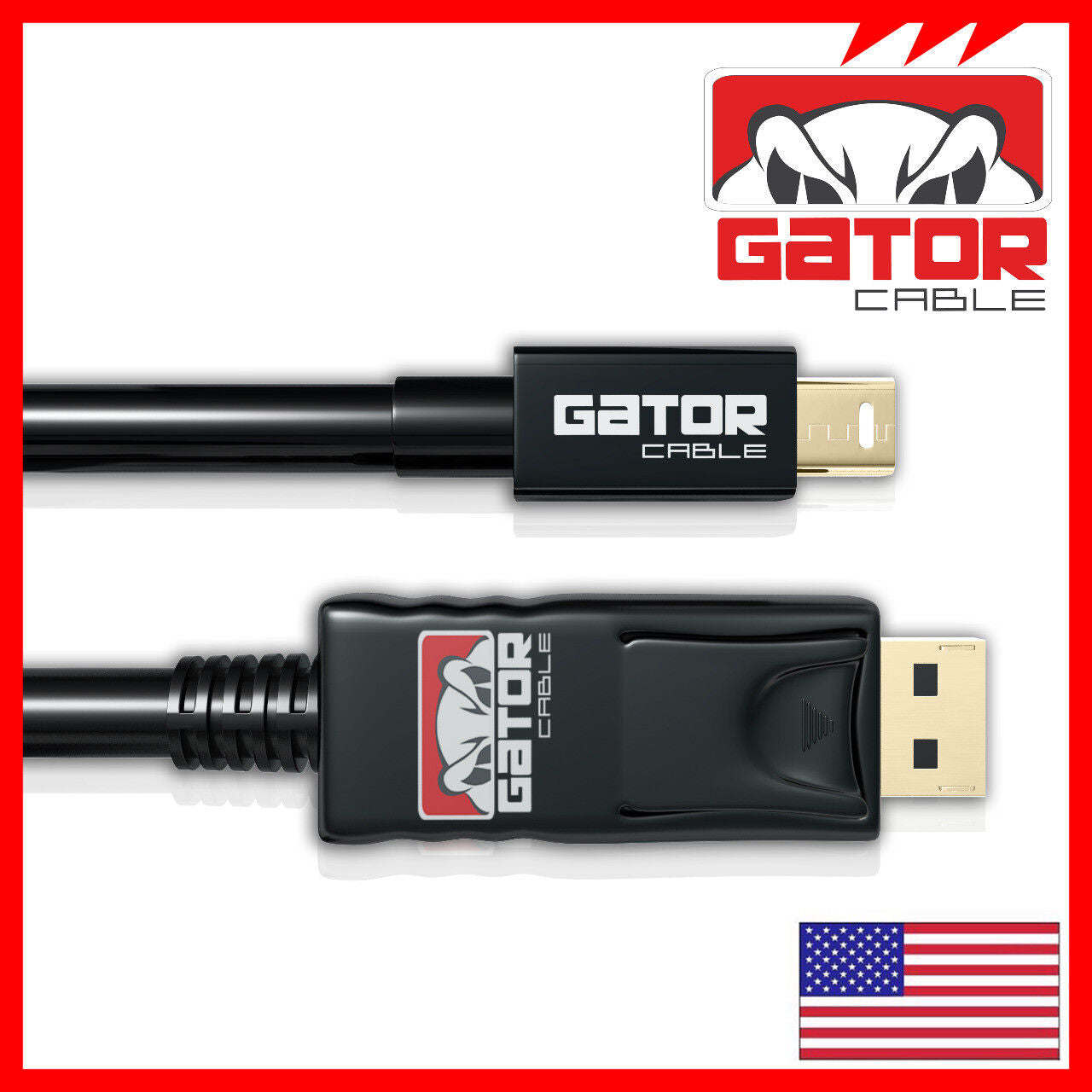 Mini DisplayPort to DisplayPort Cable Mini DP to DP Adapter HD Video 4K 60Hz 6FT