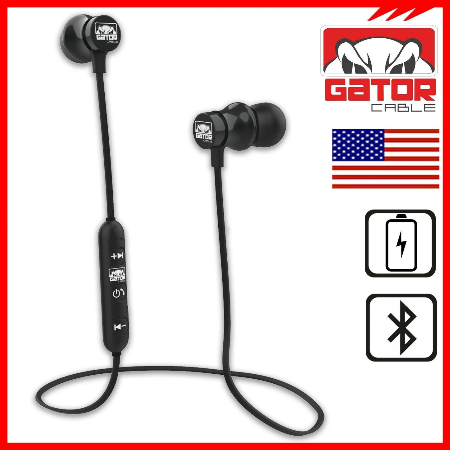 Wireless Bluetooth Earphones Earbuds Headphones Sport Stereo with MIC Bass Phone