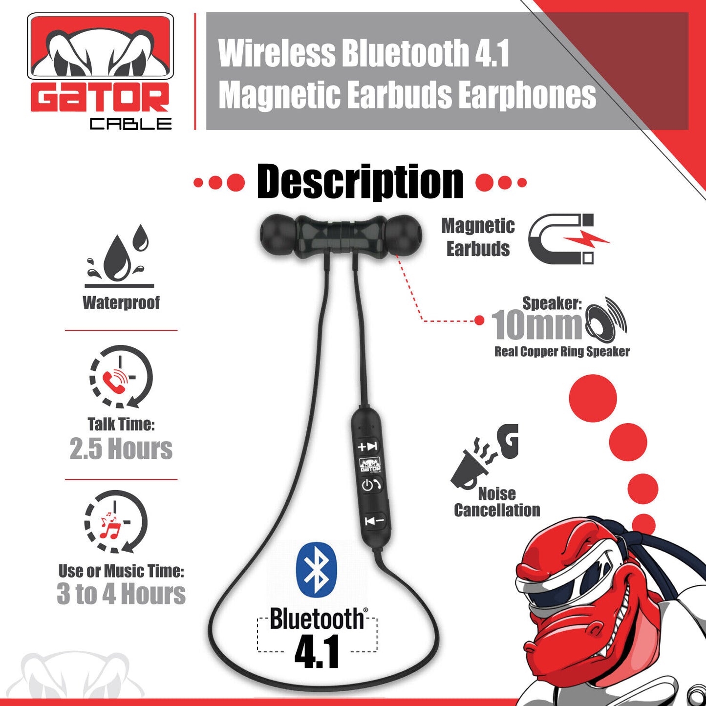 Wireless Bluetooth Earphones Earbuds Headphones Sport Stereo with MIC Bass Phone