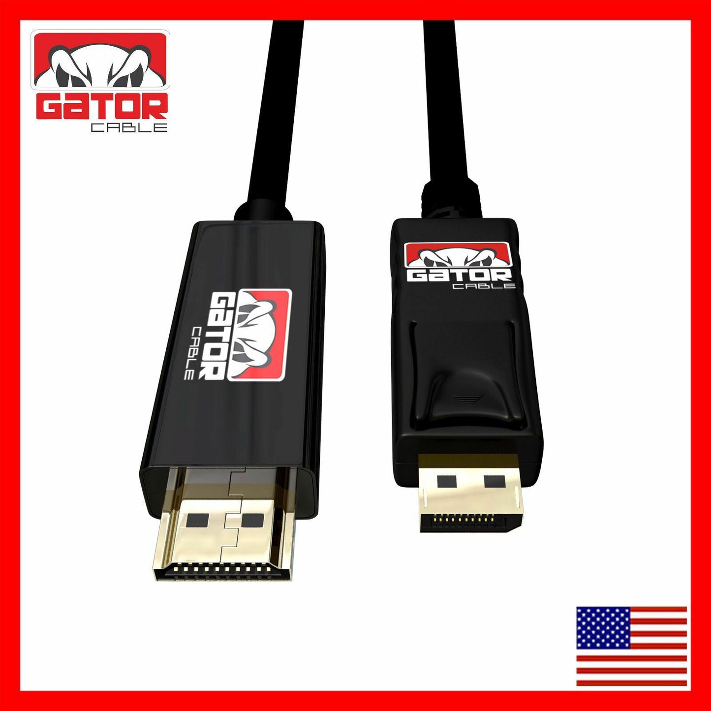 Display Port to HDMI Cable DP Adapter Converter Audio Video PC HDTV 1080P 60Hz