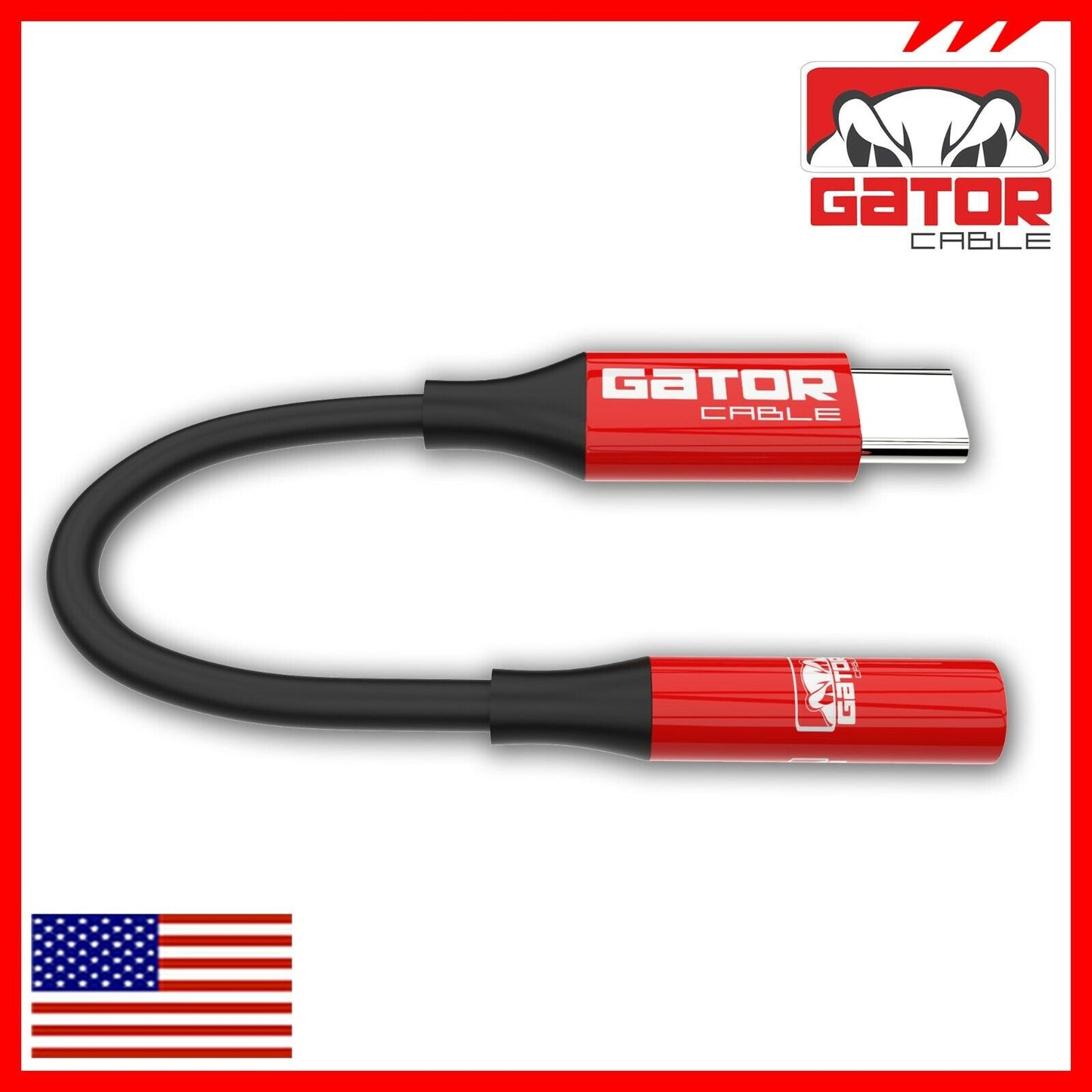 USB-C to AUX 3.5mm Audio Adapter Jack For Earphones Headphones Mobile Phone
