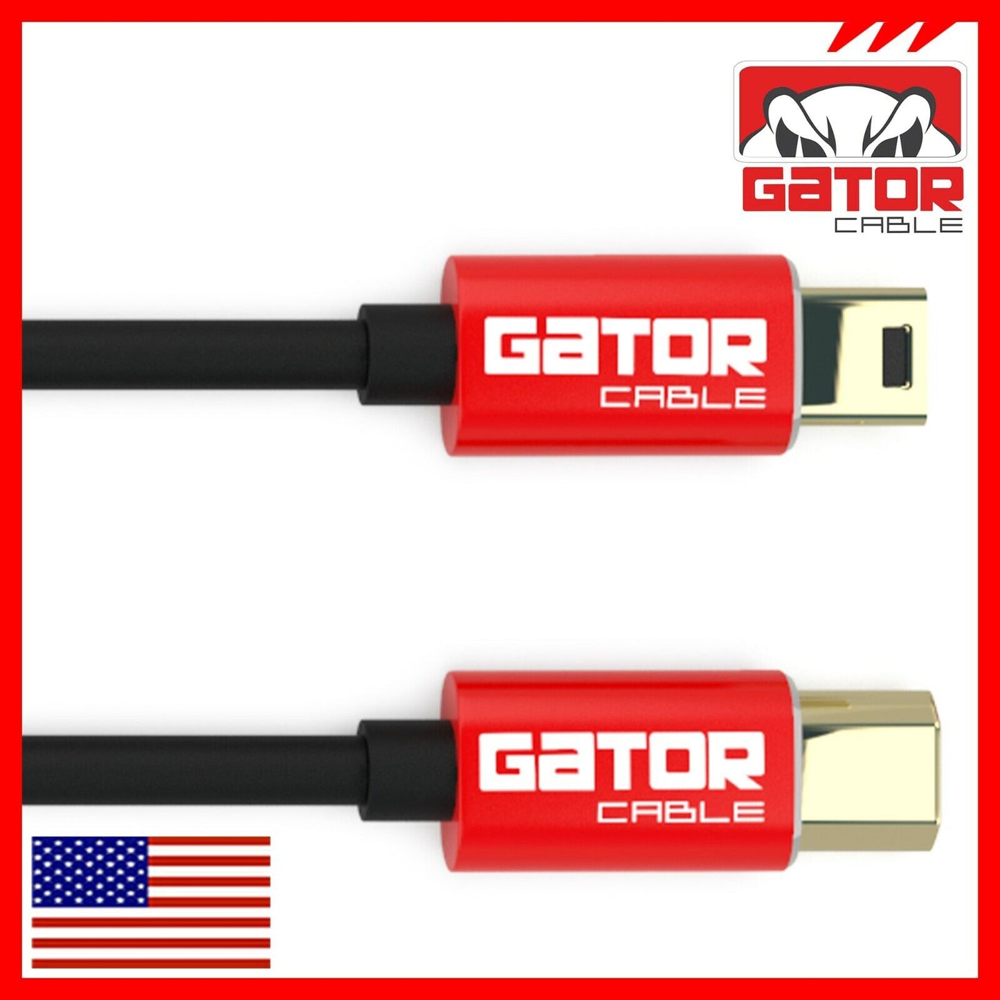 Micro USB to Mini USB Male Host OTG Adapter Converter Cable Charger Cord 3FT