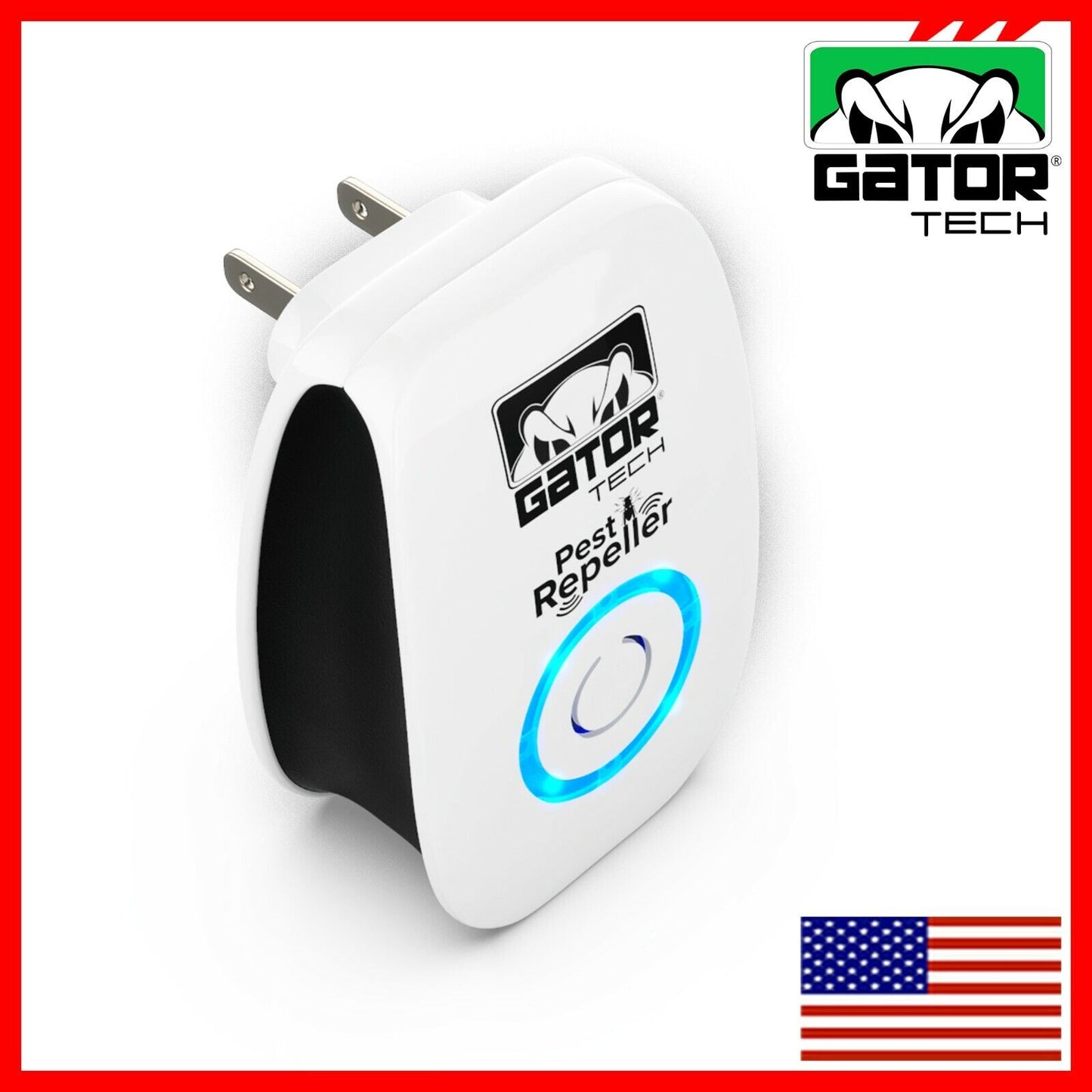 Ultrasonic Pest Insect Rodent Repeller Electronic Plug-In Mice Rat Cockroach Bug