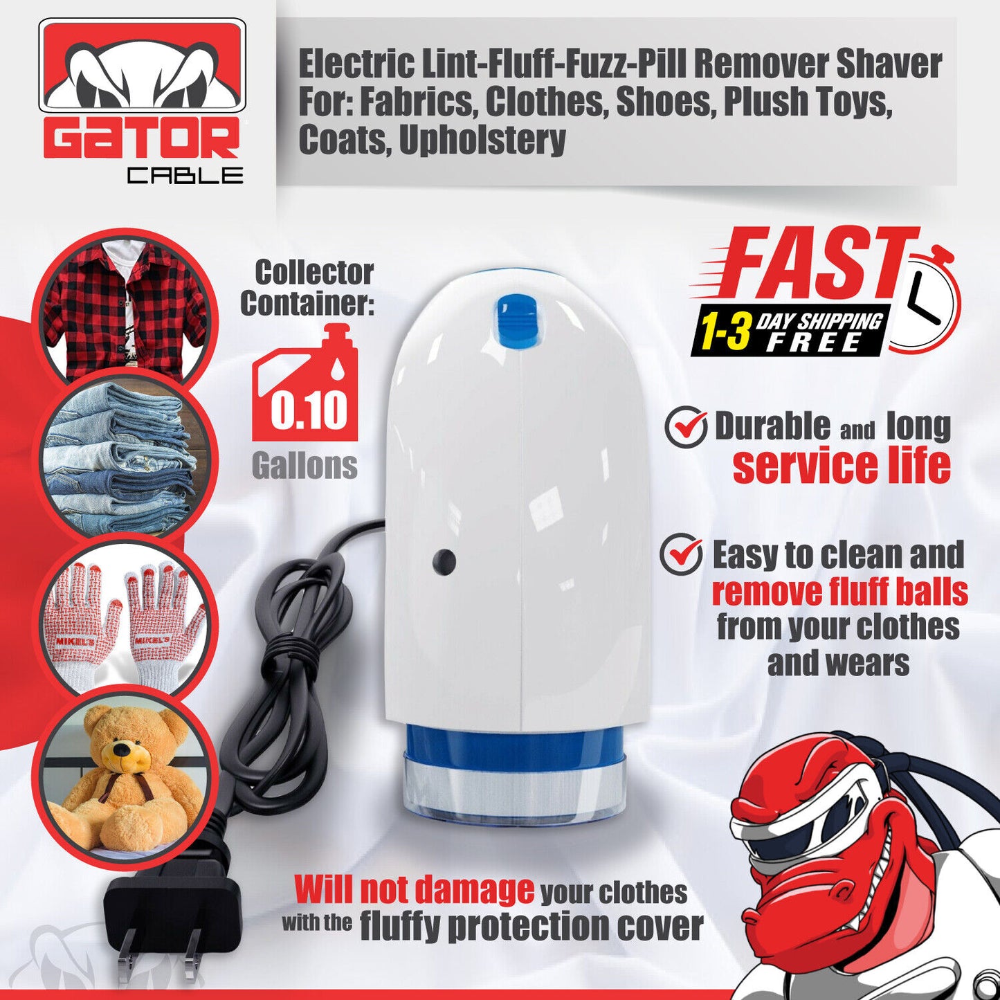 Lint Pill Fluff Fuzz Remover Shaver Electric Clothes Fabrics Sweater Blanket