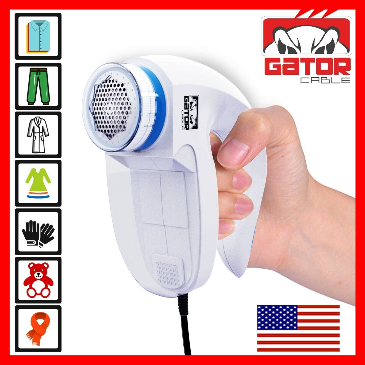 Lint Pill Fluff Fuzz Remover Shaver Electric Clothes Fabrics Sweater Blanket