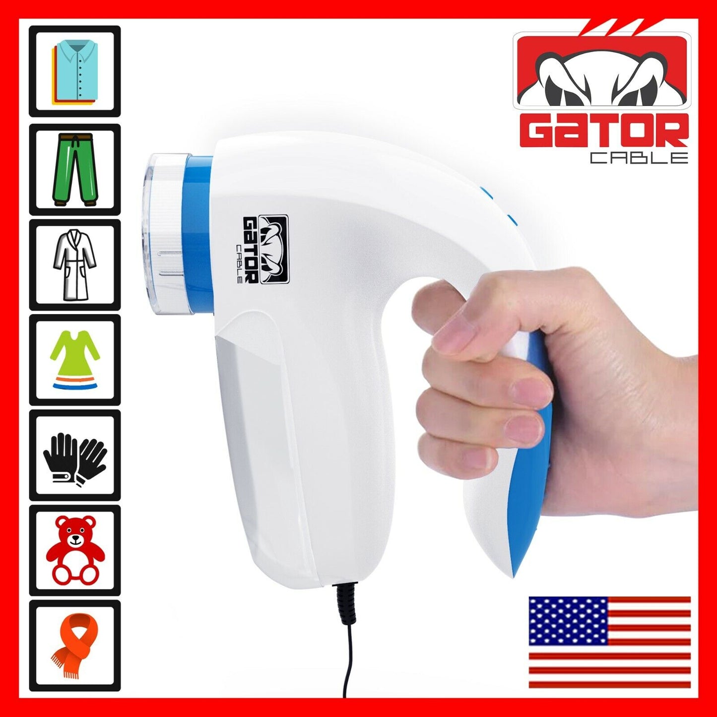 Lint Pill Fluff Fuzz Remover Shaver Electric Clothes Fabrics Sweater Blanket
