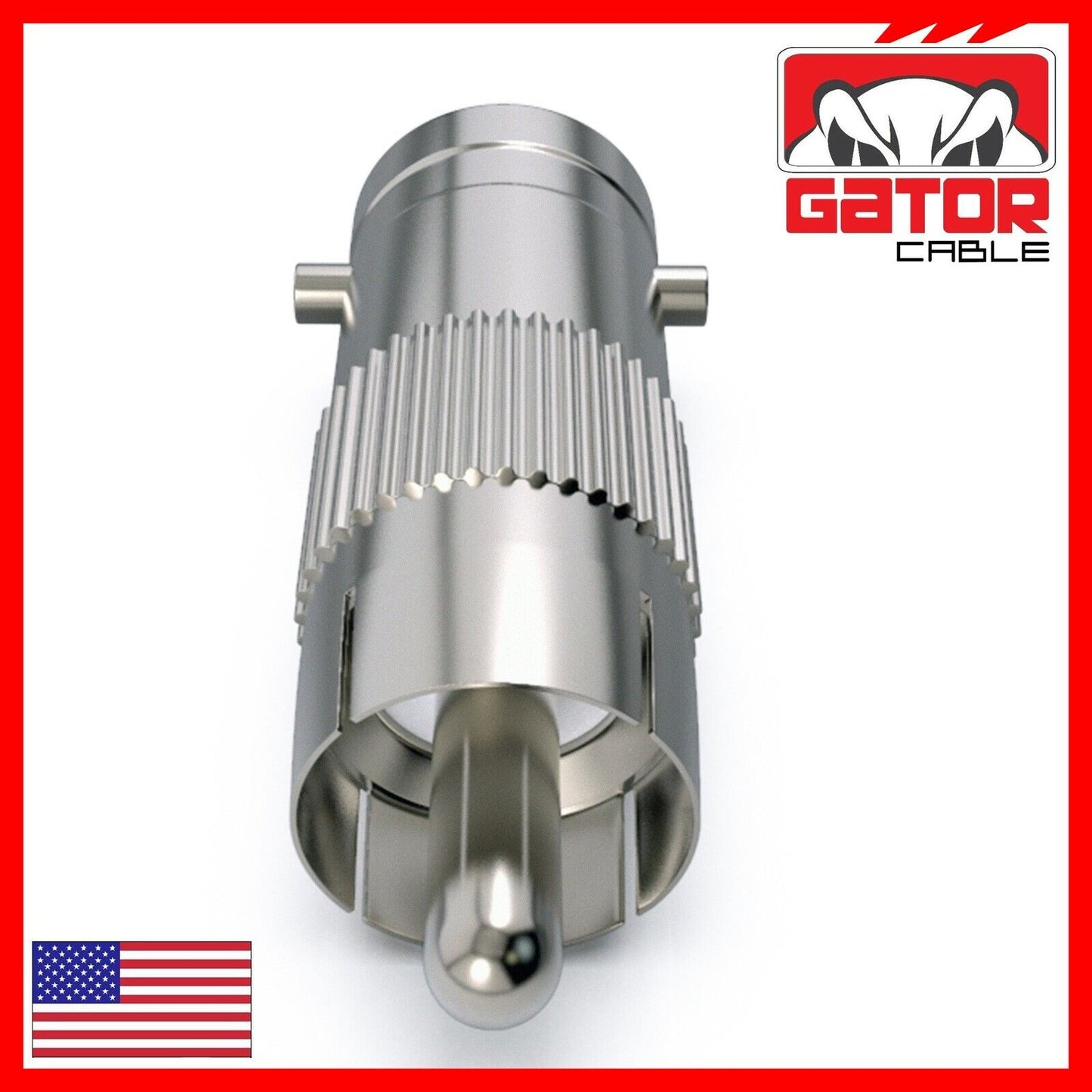 BNC Female Plug to RCA Male Coax Connector Adapter Converter for CCTV Camera 10X