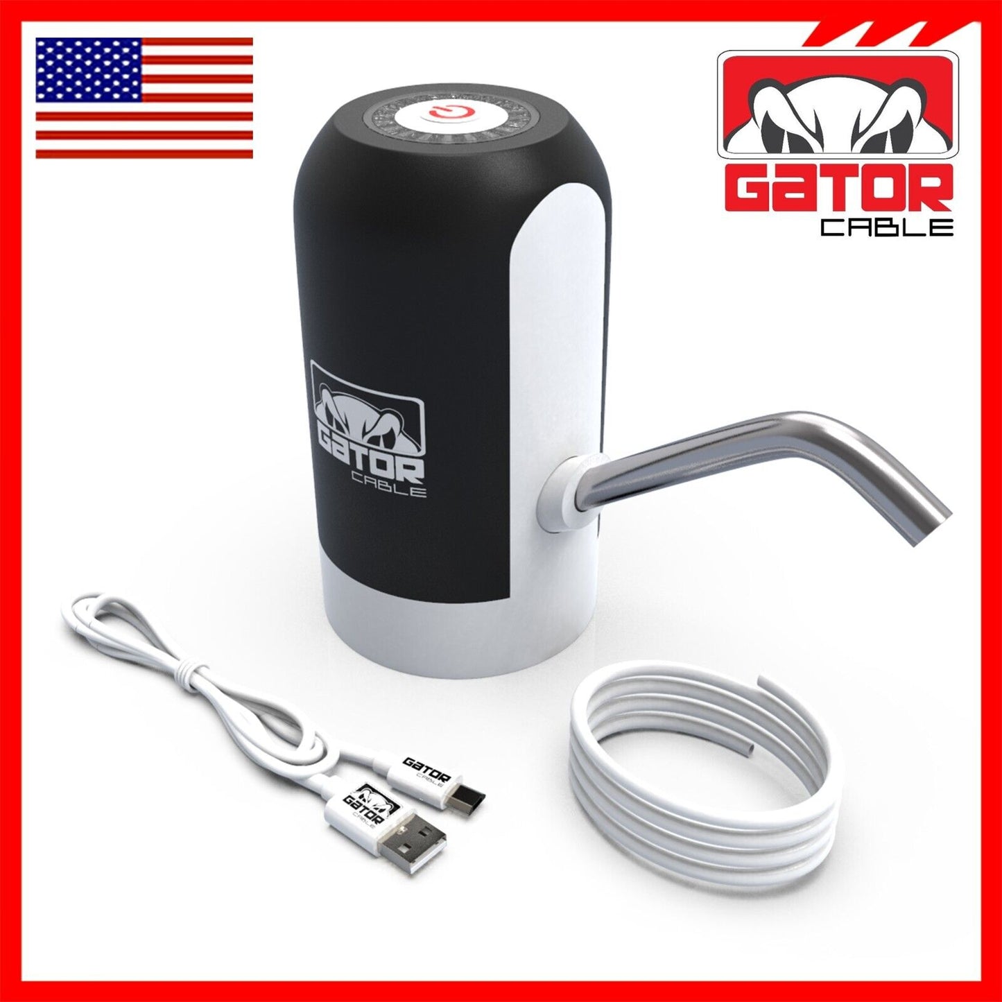 Water Bottle Switch Pump Electric Automatic Dispenser 5 Gallon USB Universal