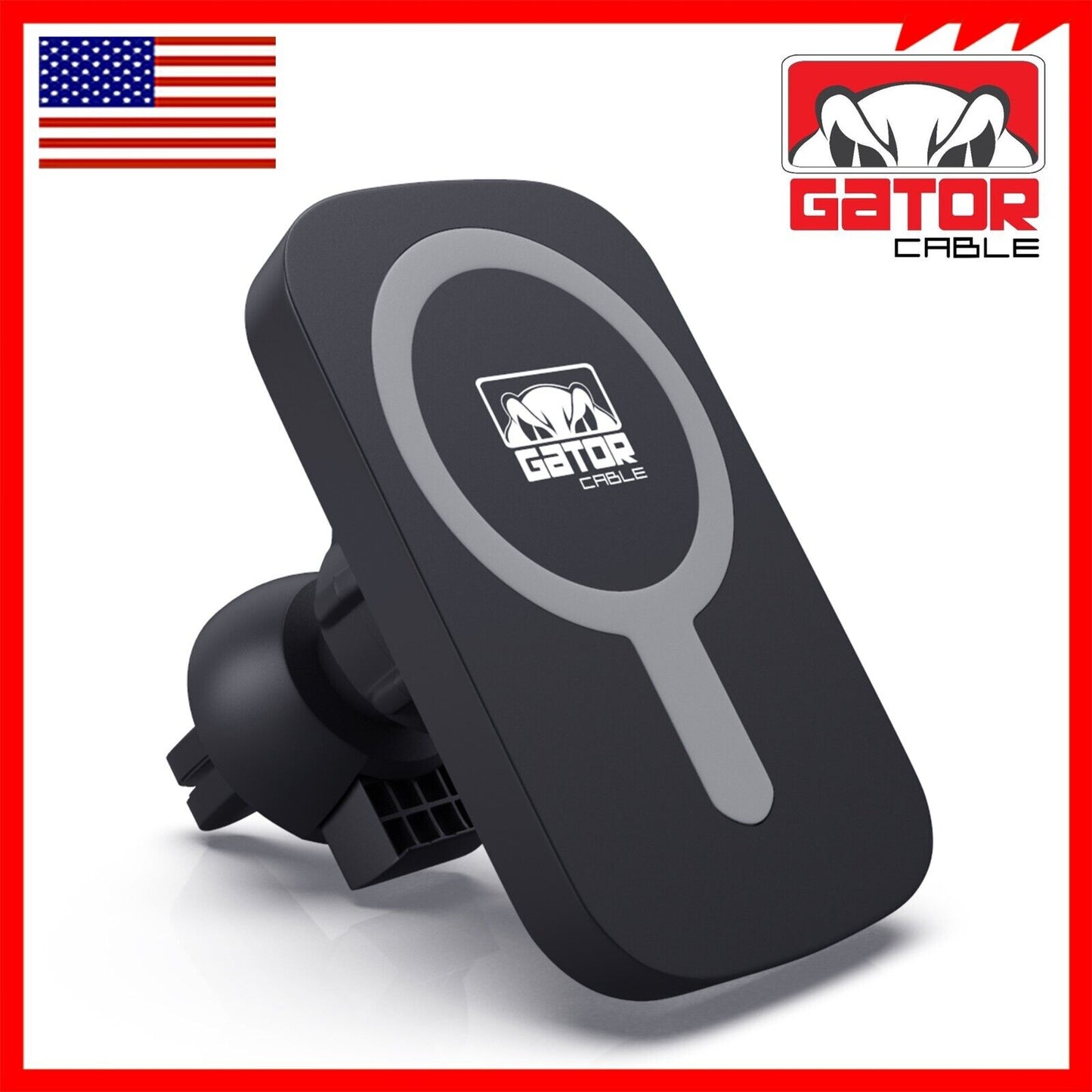 Magsafe Car Mount Charger Wireless Magnetic Holder For iPhone 11 12 13 14 15 Pro