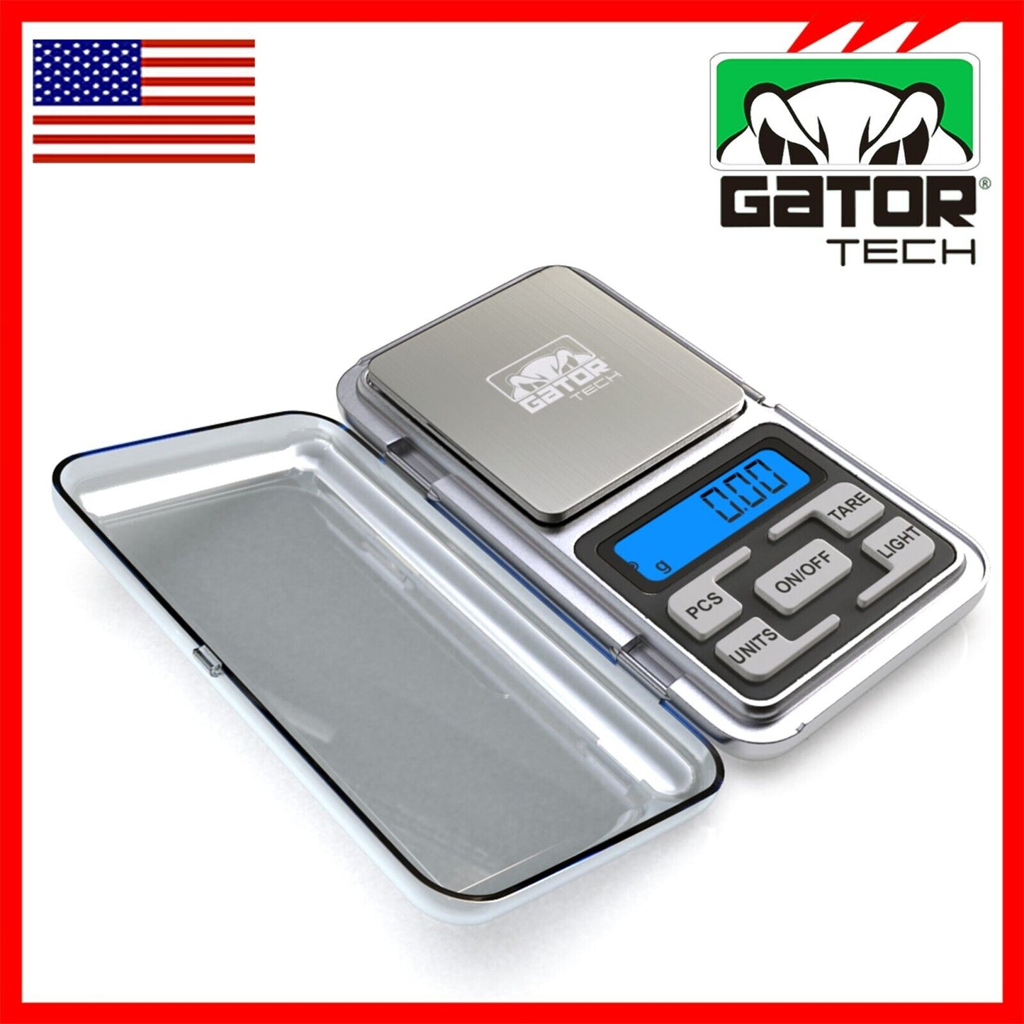 Digital Mini Pocket Scale Portable Jewelry Balance Gram Oz Herb Gold 500g x 0.1g