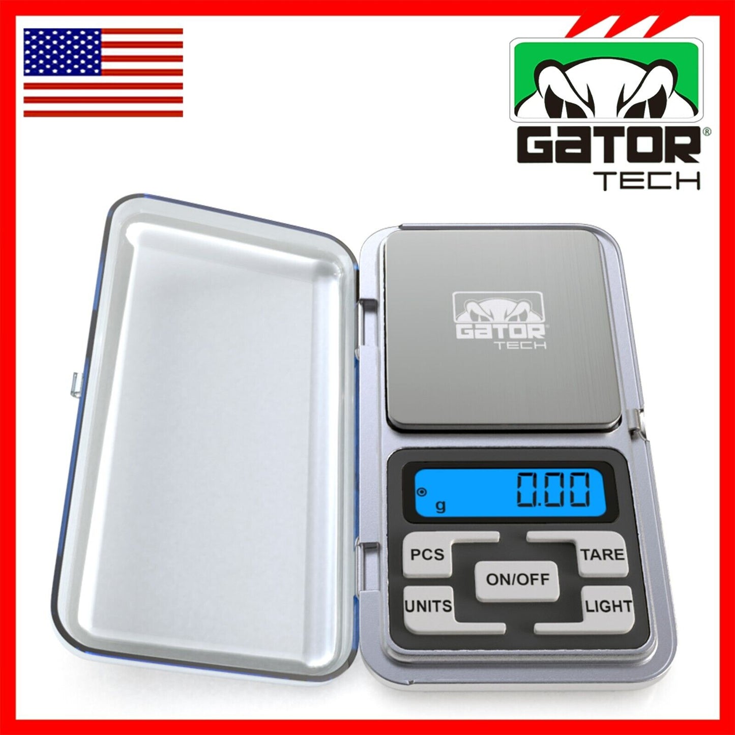 Digital Mini Pocket Scale Portable Jewelry Balance Gram Oz Herb Gold 500g x 0.1g