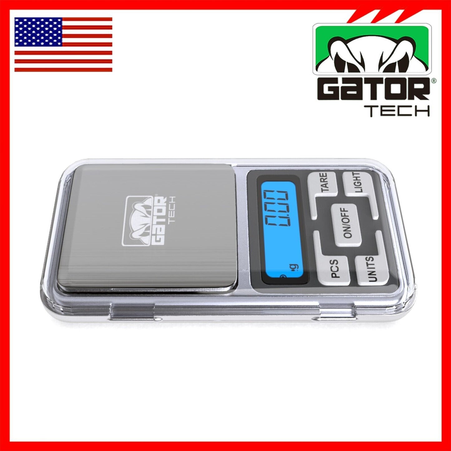 Digital Mini Pocket Scale Portable Jewelry Balance Gram Oz Herb Gold 500g x 0.1g