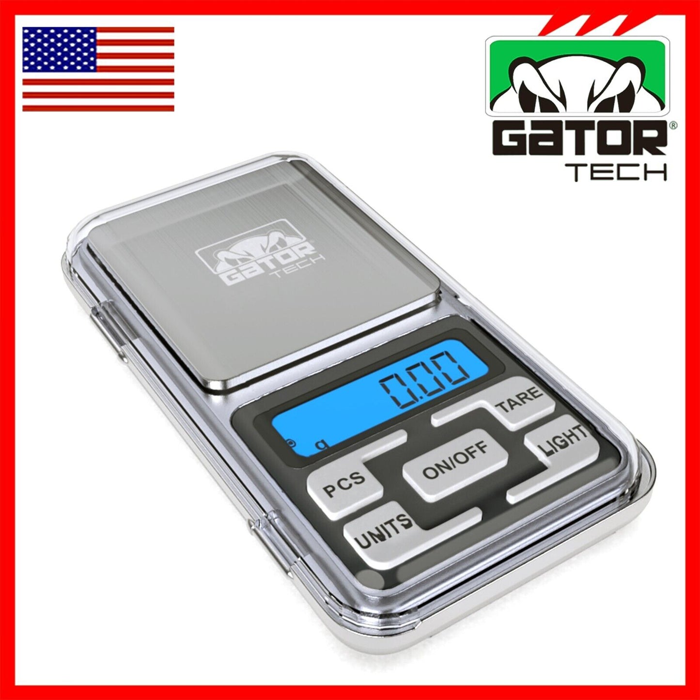 Digital Mini Pocket Scale Portable Jewelry Balance Gram Oz Herb Gold 500g x 0.1g