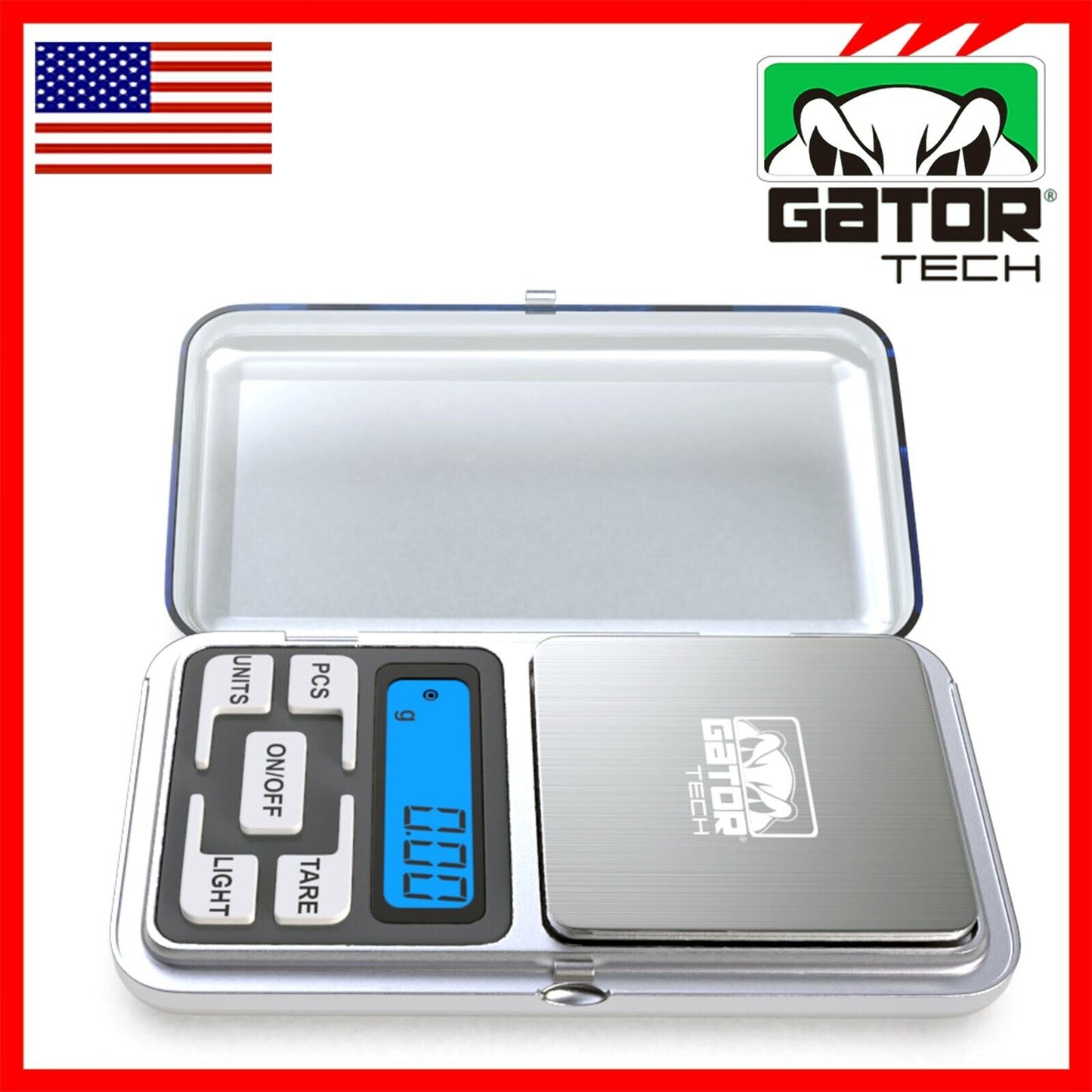 Digital Mini Pocket Scale Portable Jewelry Balance Gram Oz Herb Gold 500g x 0.1g