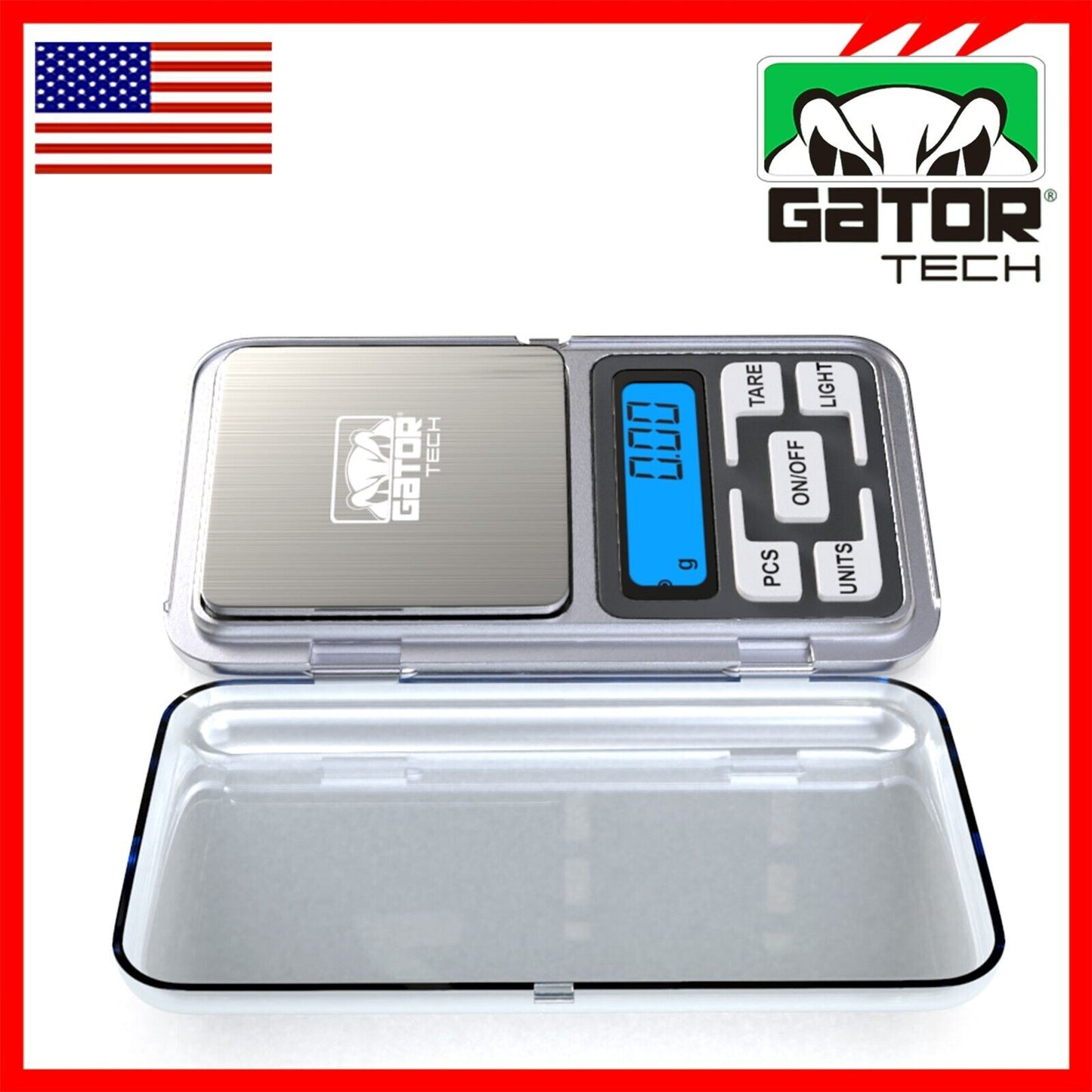Digital Mini Pocket Scale Portable Jewelry Balance Gram Oz Herb Gold 500g x 0.1g