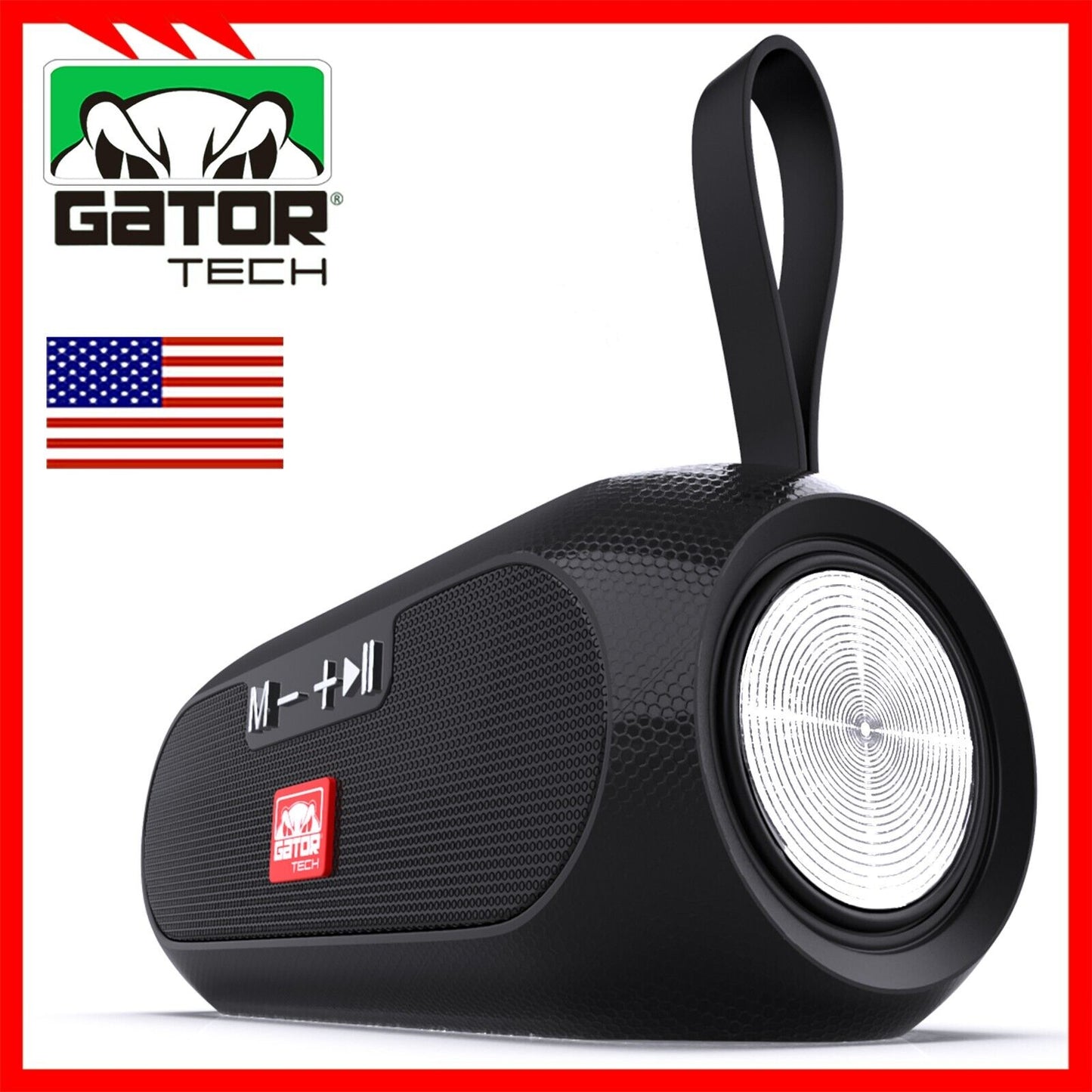 Solar Power Bluetooth Wireless Portable Speaker Stereo Bass USB SD FM Radio LOUD