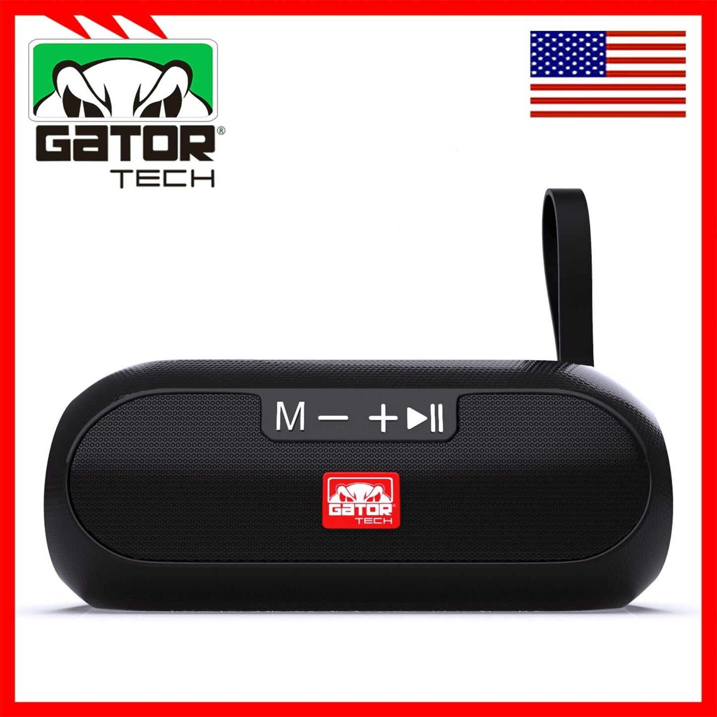 Solar Power Bluetooth Wireless Portable Speaker Stereo Bass USB SD FM Radio LOUD
