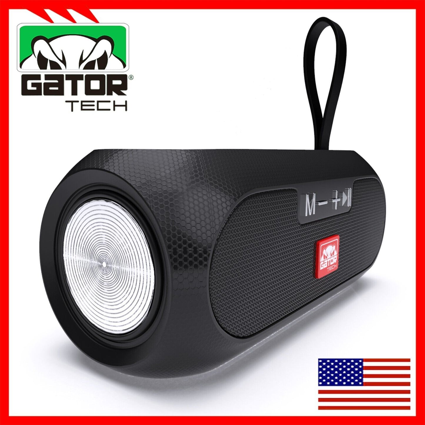 Solar Power Bluetooth Wireless Portable Speaker Stereo Bass USB SD FM Radio LOUD