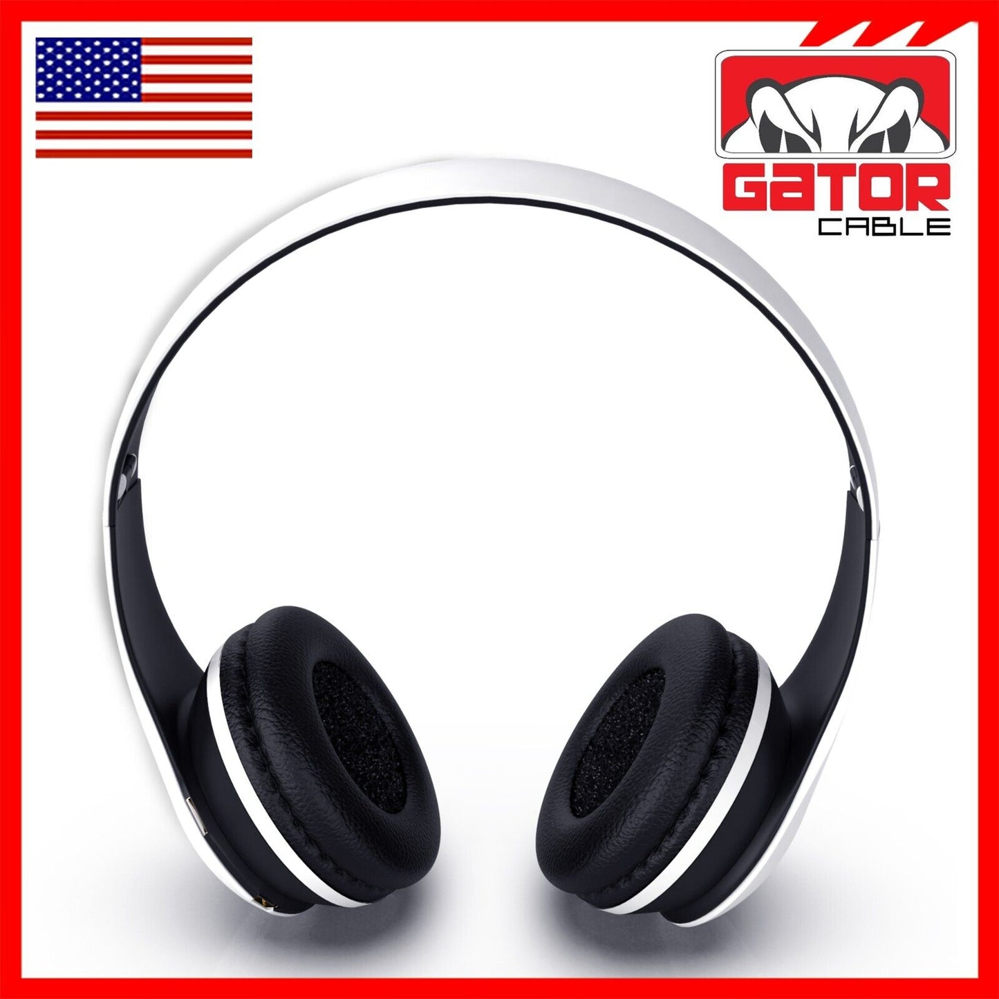 Wireless Bluetooth 5.0 Headphones Headset Over-Ear FM Radio MIC Foldable TF Card