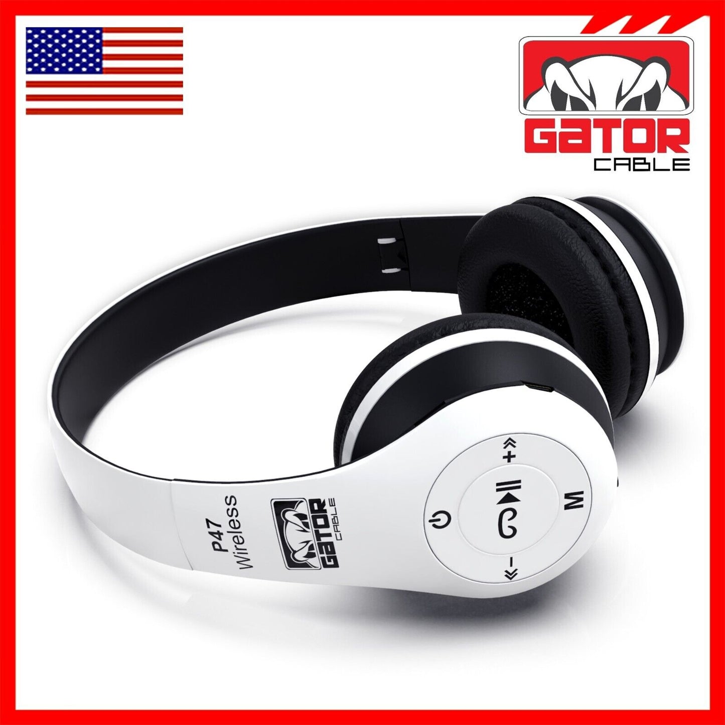 Wireless Bluetooth 5.0 Headphones Headset Over-Ear FM Radio MIC Foldable TF Card