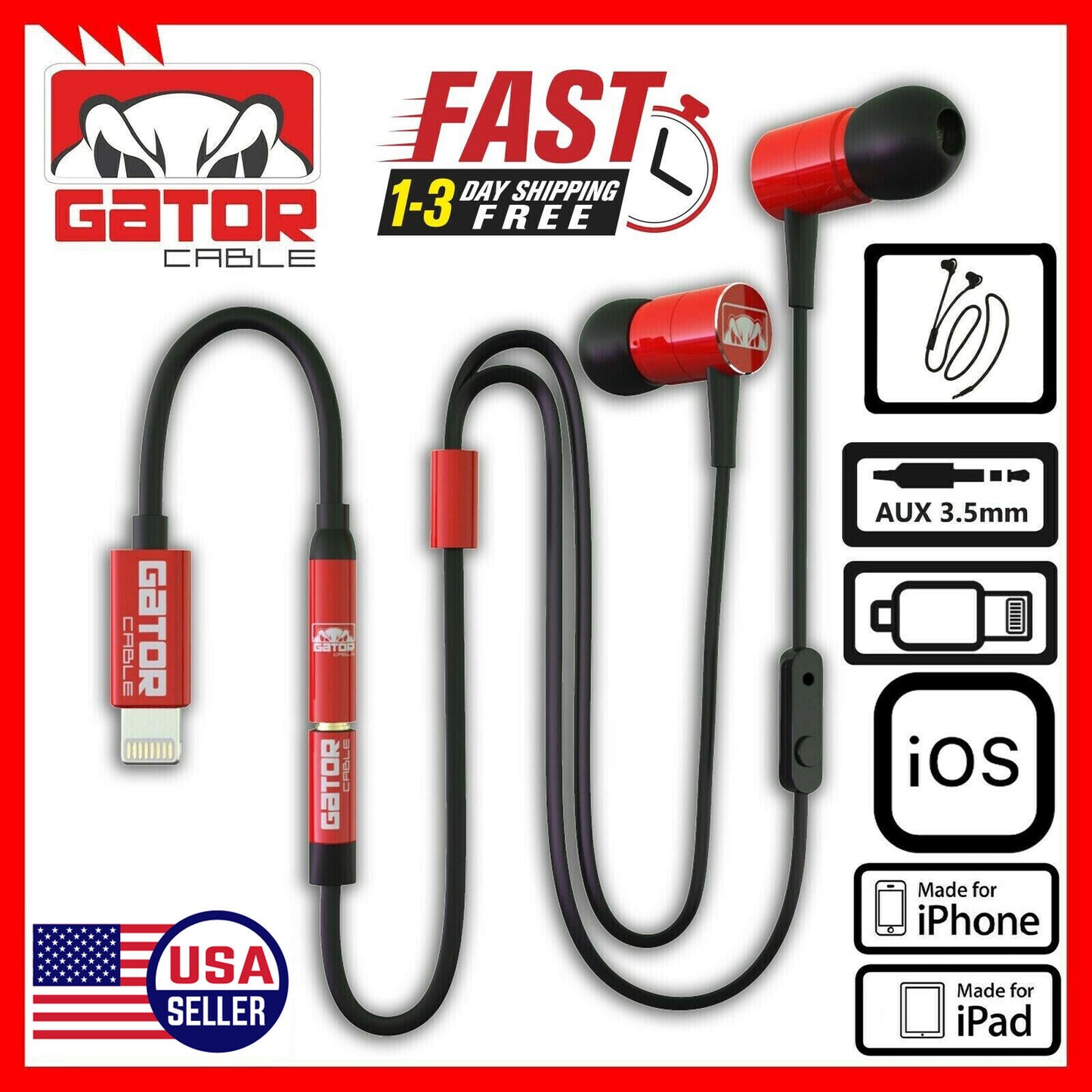 Wired Earphones Headphones Earbuds MIC For iPhone 7 8 X 11 12 13 14 Pro Max Plus