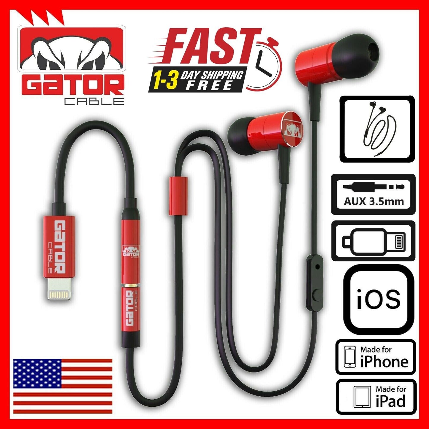 Wired Earphones Headphones Earbuds MIC For iPhone 7 8 X 11 12 13 14 Pro Max Plus