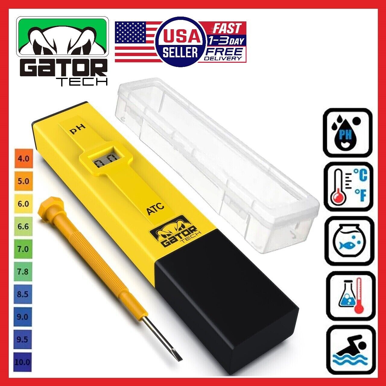 Digital Electric PH Meter Tester LCD Hydroponics Aquarium Water Pocket Test Pen