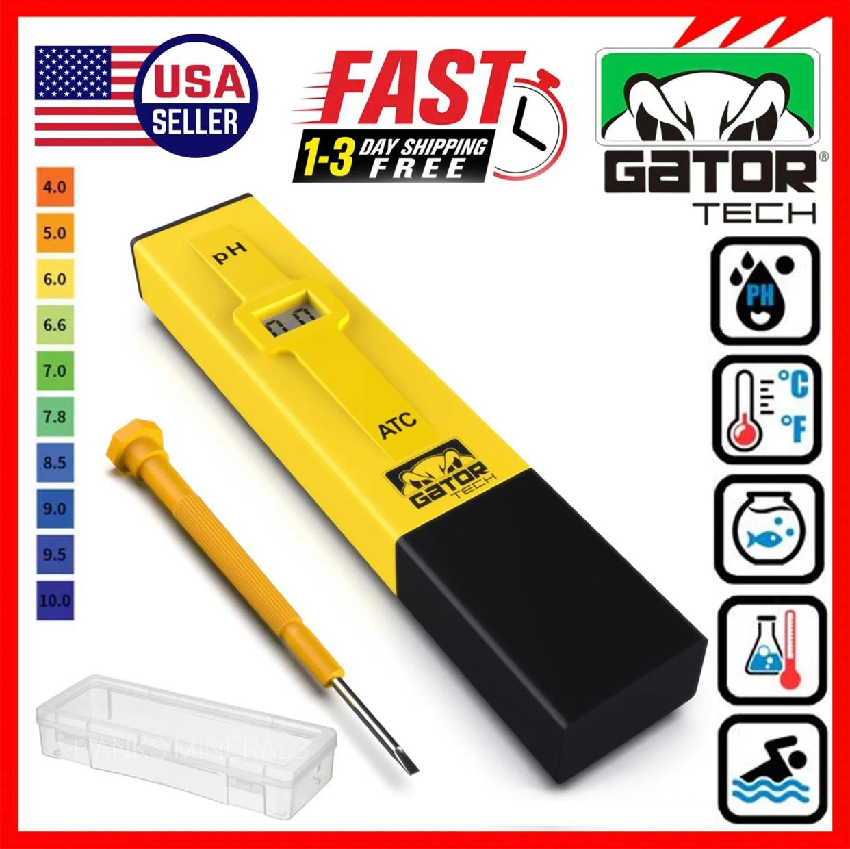 Digital Electric PH Meter Tester LCD Hydroponics Aquarium Water Pocket Test Pen