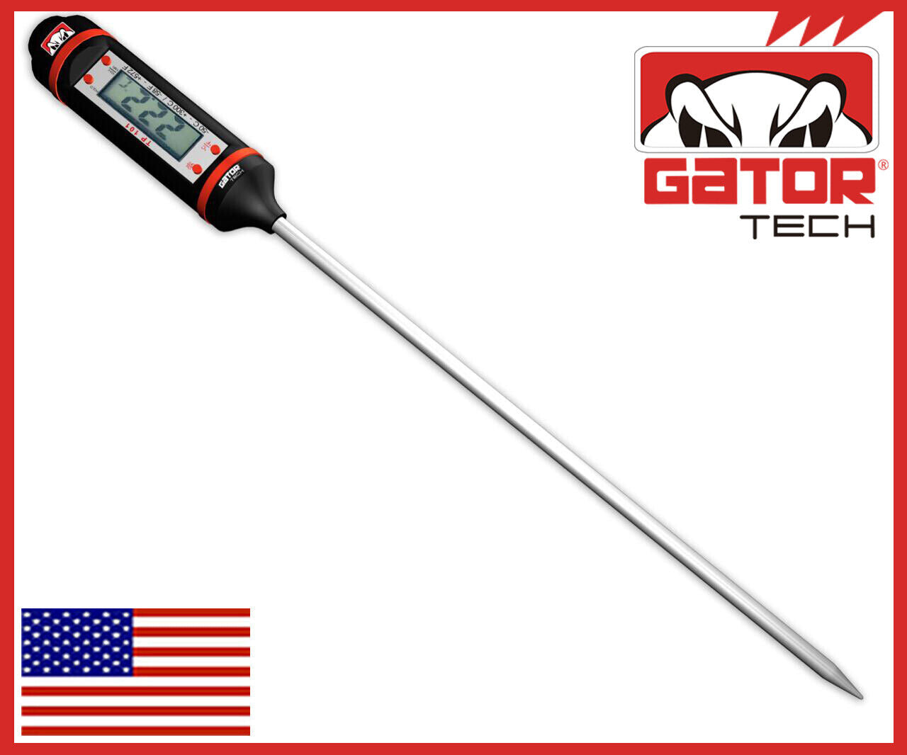 Digital Electronic Probe Thermometer Food Cooking Grill BBQ Turkey Chicken Meat