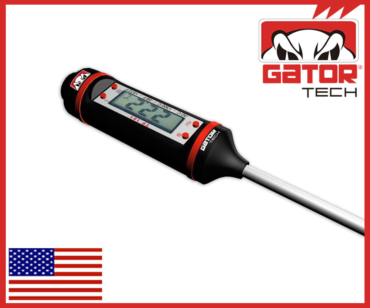 Digital Electronic Probe Thermometer Food Cooking Grill BBQ Turkey Chicken Meat