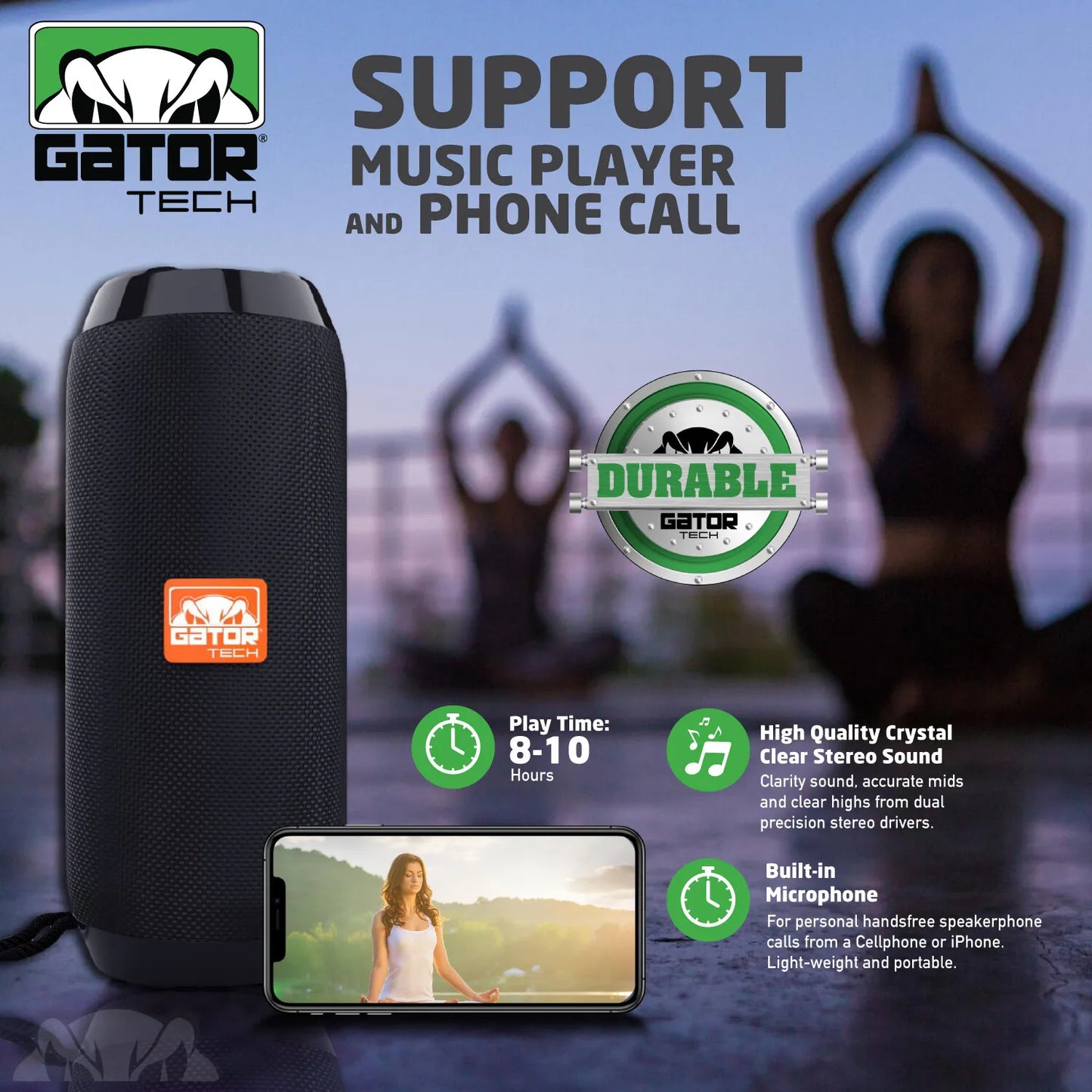 Bluetooth Wireless Portable Speaker Waterproof Stereo Bass TF FM Radio LOUD