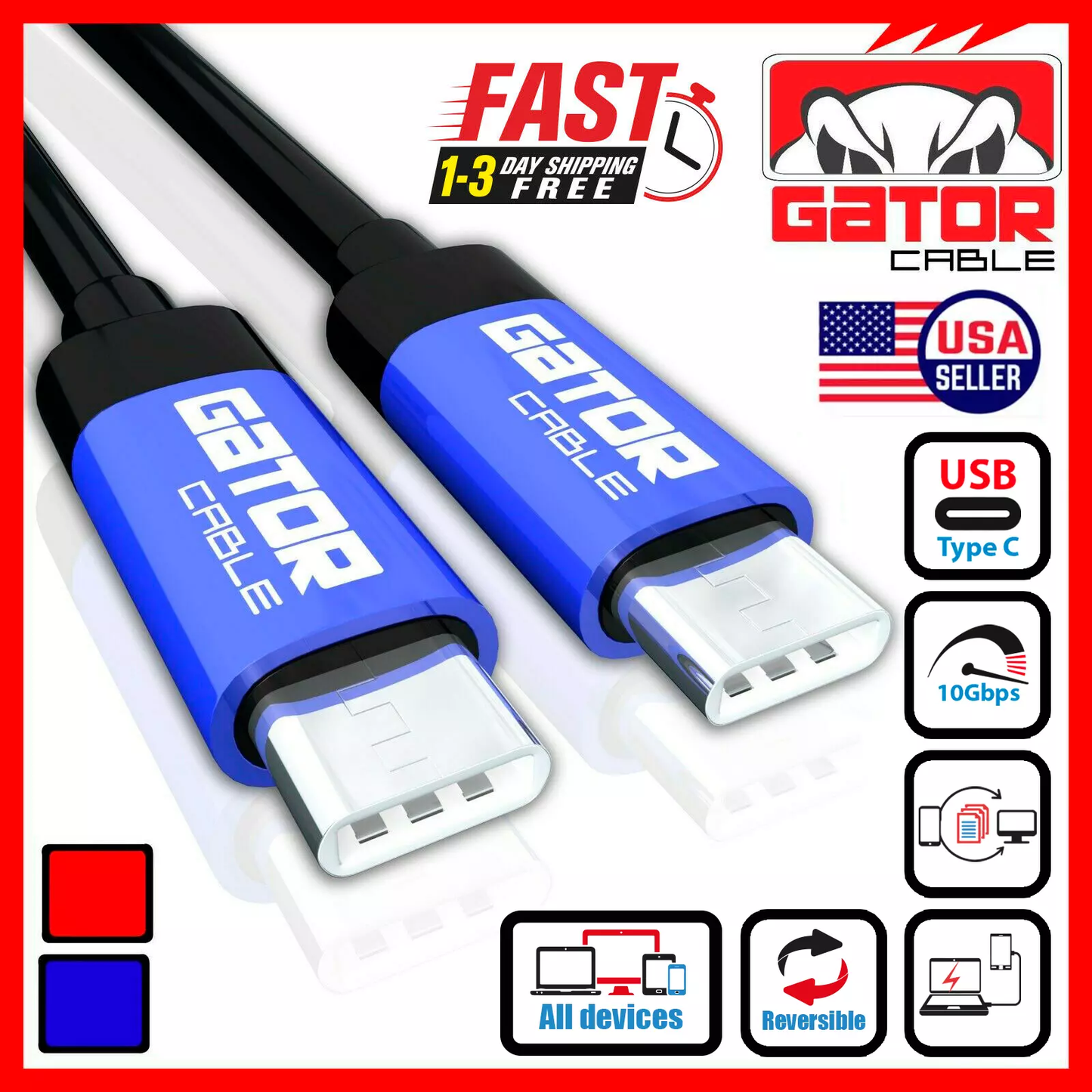 USB-C to USB-C Charger Data Cable Fast Charge PD 20W For iPhone 15 Plus Pro Max