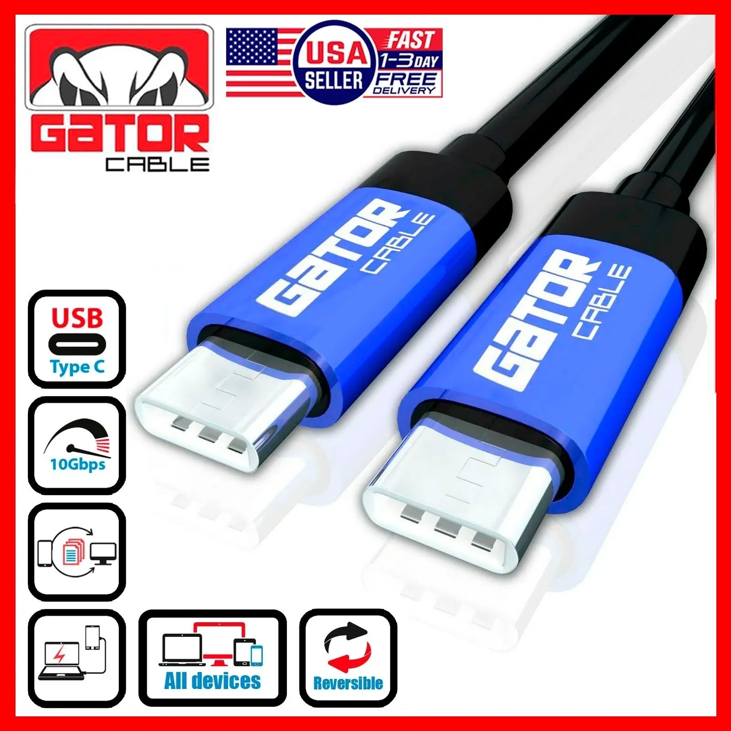 USB-C to USB-C Charger Data Cable Fast Charge PD 20W For iPhone 15 Plus Pro Max