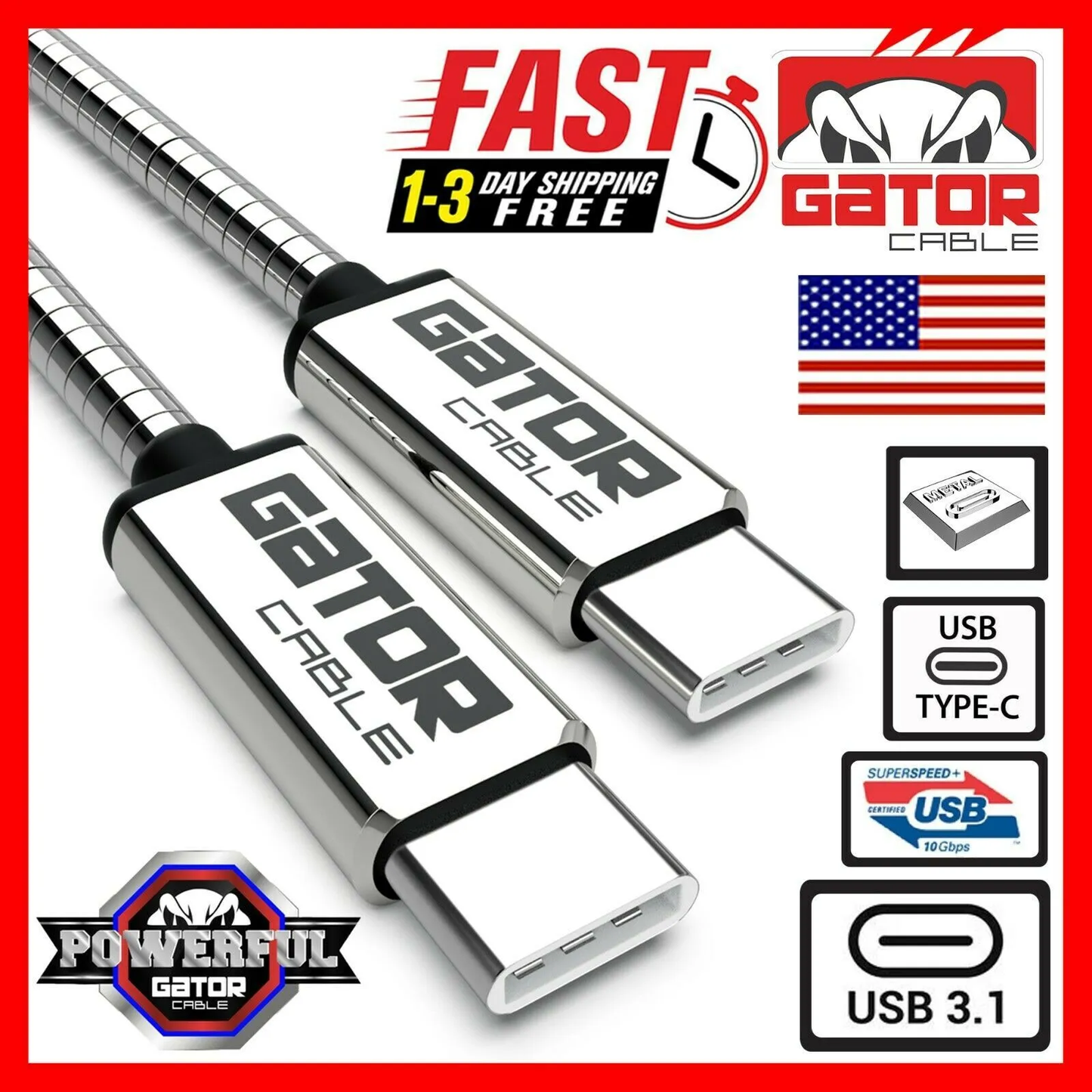 USB-C to USB-C Charger Data Cable Fast Charge PD 20W For iPhone 15 Plus Pro Max