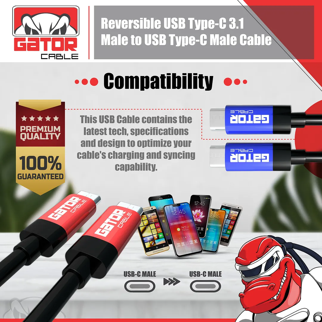 USB-C to USB-C Charger Data Cable Fast Charge PD 20W For iPhone 15 Plus Pro Max