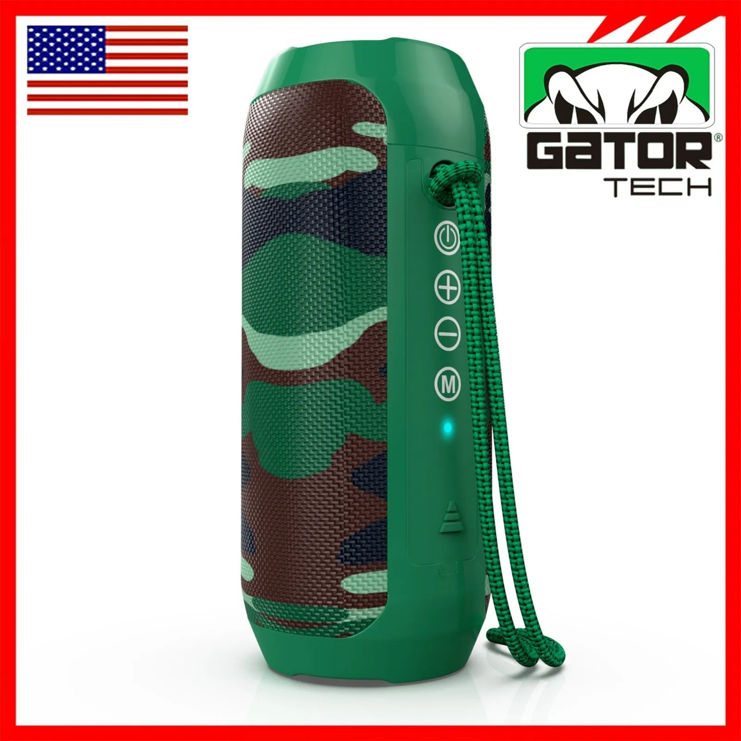 Bluetooth Wireless Portable Speaker Waterproof Stereo Bass TF FM Radio LOUD