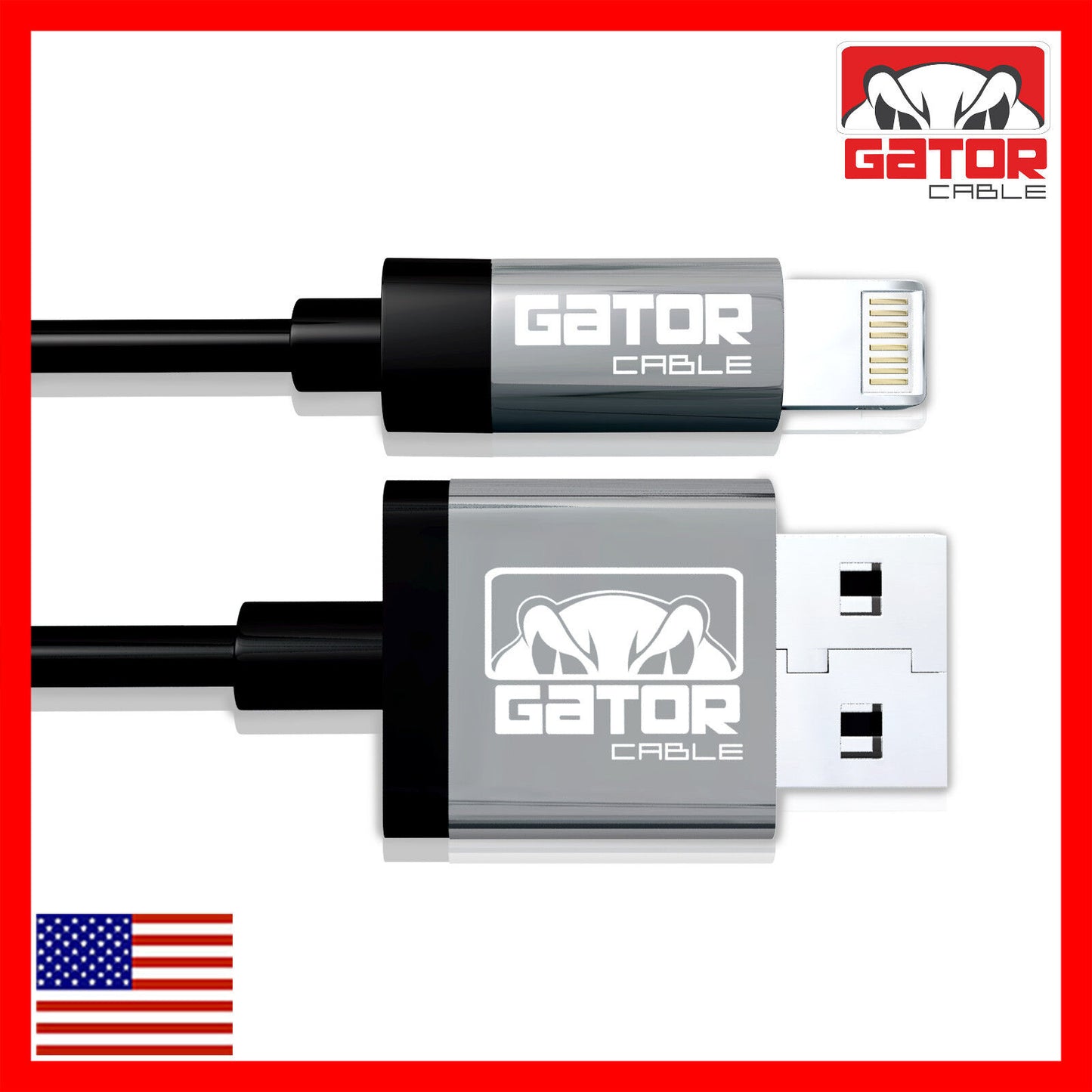 USB-A Charger Cable Fast Charge For iPhone 7 8 SE X XR XS 11 12 13 Pro Max Plus