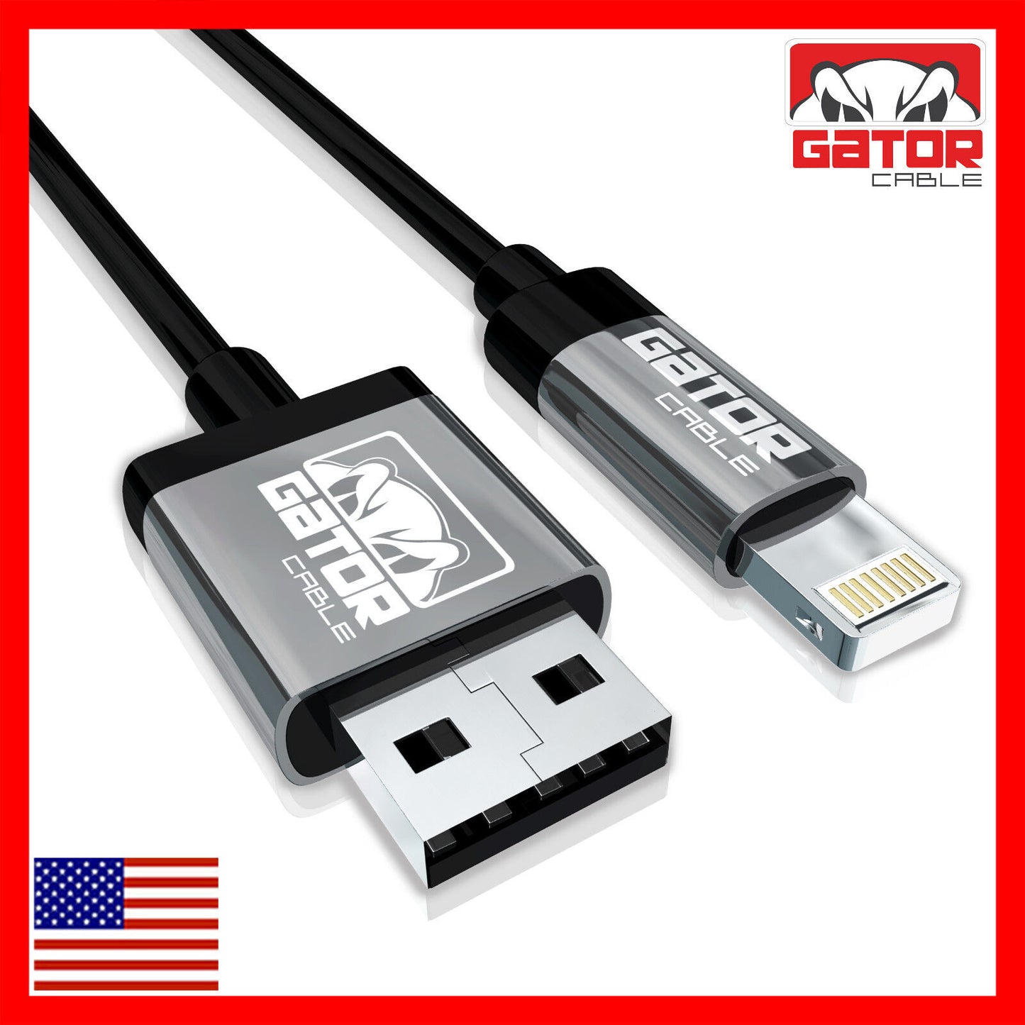 USB-A Charger Cable Fast Charge For iPhone 7 8 SE X XR XS 11 12 13 Pro Max Plus