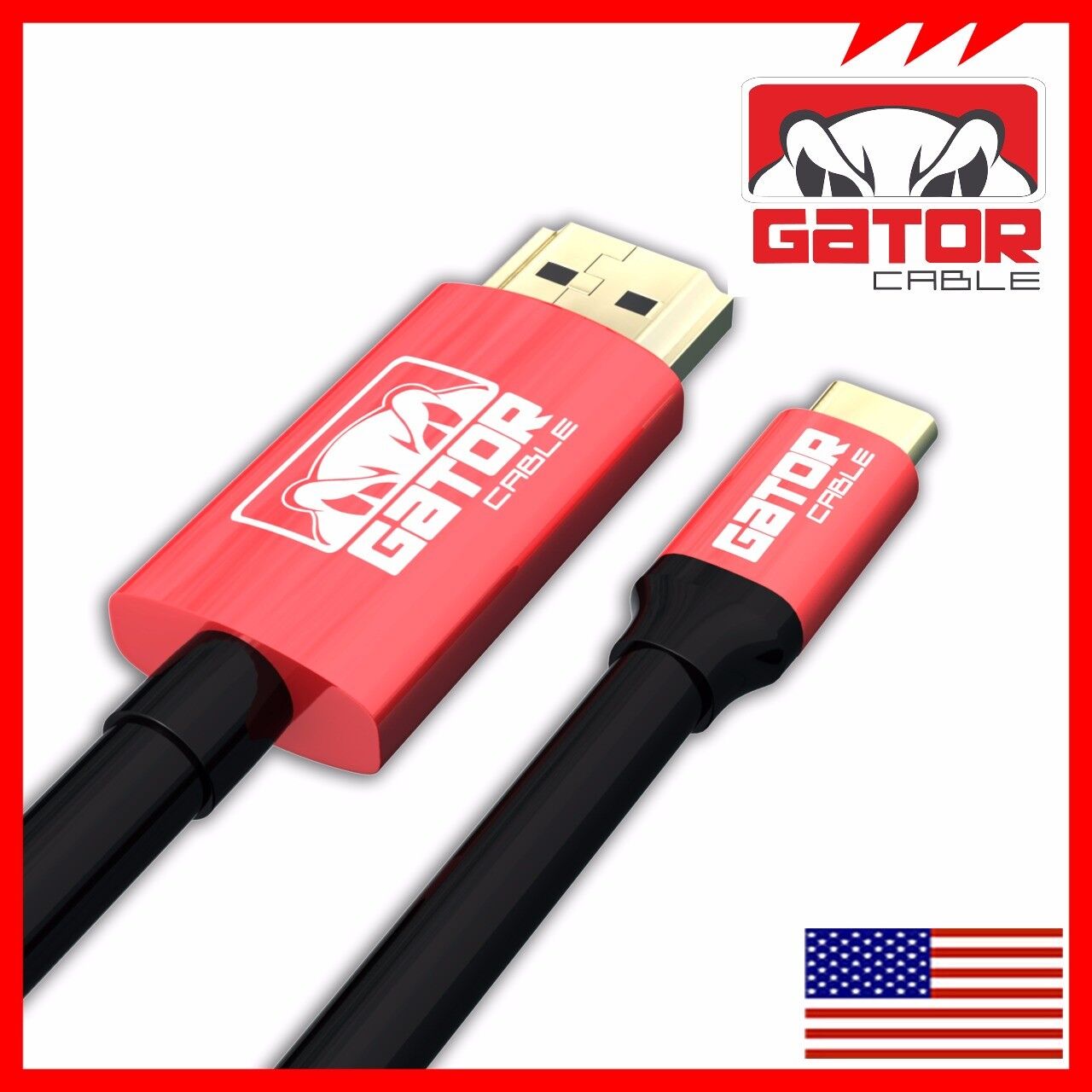 USB-C to HDMI Mirror Cable Adapter 4K 60Hz HDR HDTV For iPhone 15 Pro Max Plus