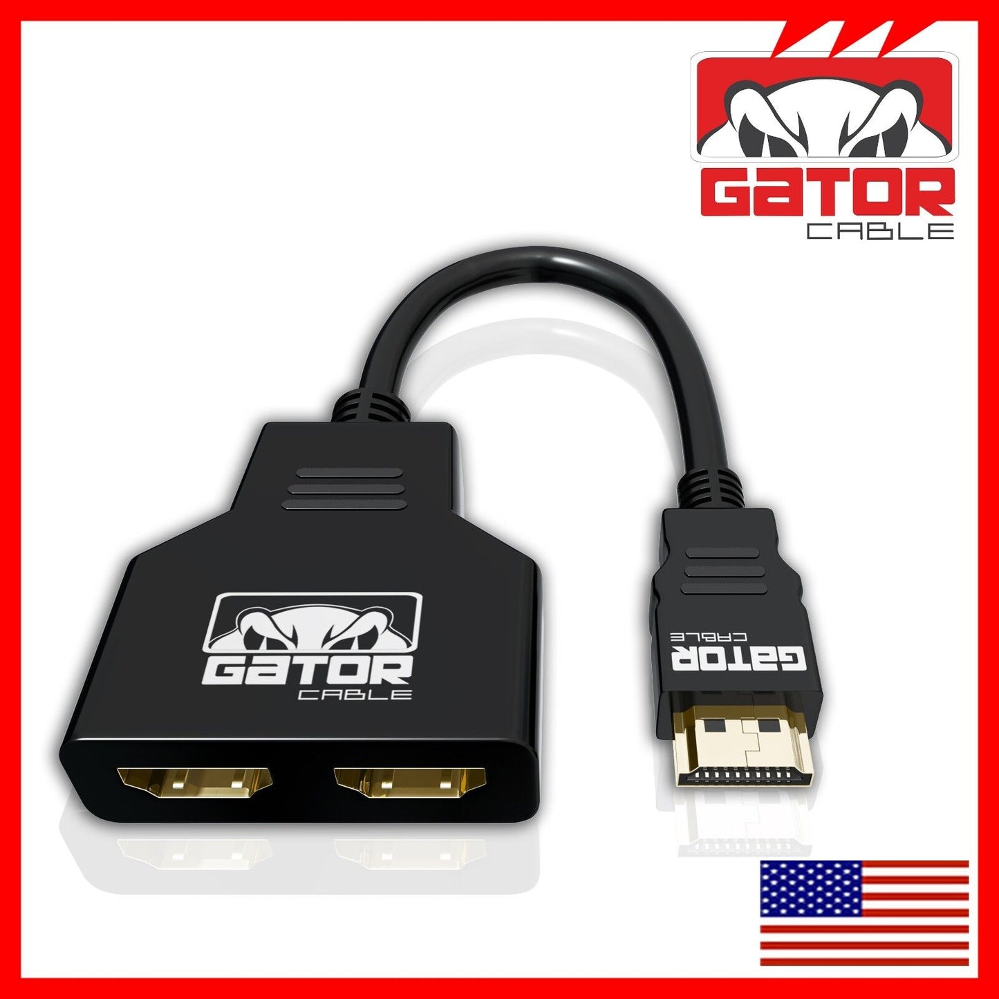 4K HDMI 2.0 Cable Splitter Switch UHD HDTV Switcher Signal Split 1 In To 2 Out