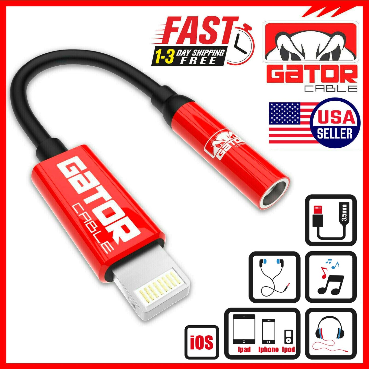 AUX 3.5mm Audio Adapter Converter For iPhone 7 8 X XR 11 12 13 14 Pro Max Plus