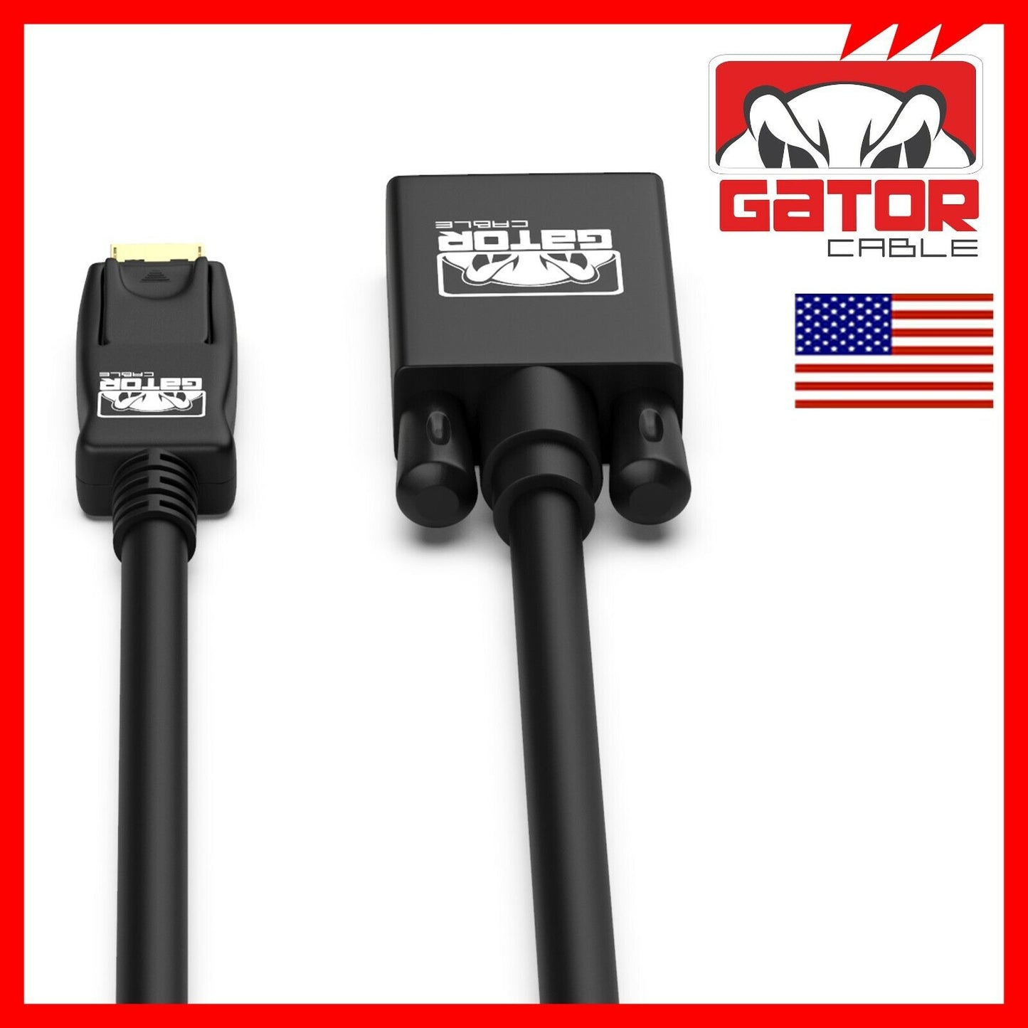 Display Port to VGA Cable Adapter Converter Video HDTV PC Monitor Desktop Laptop