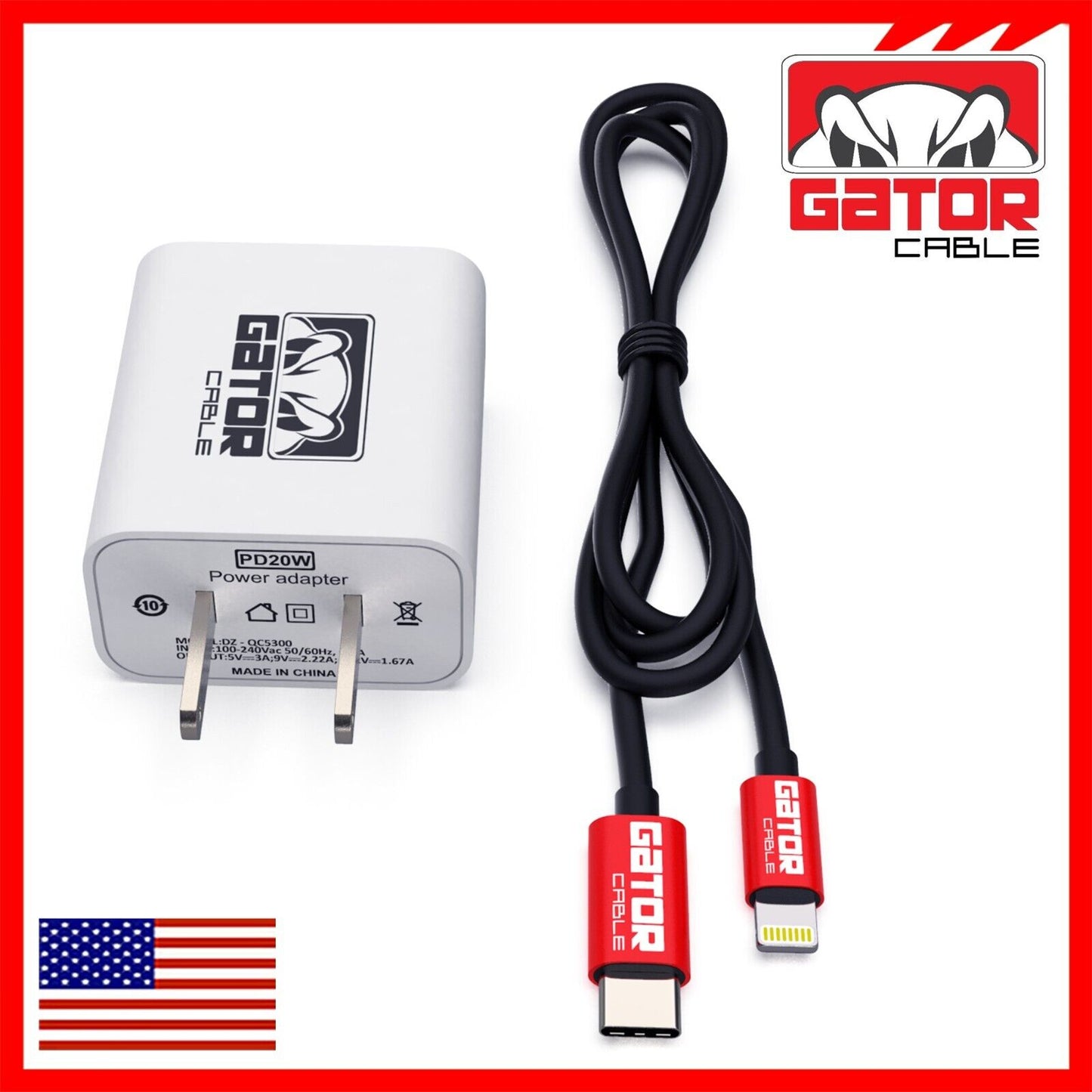 USB-C Charge Cable PD 20W Wall Charger For iPhone 8 X XR XS 11 12 13 14 Pro Max