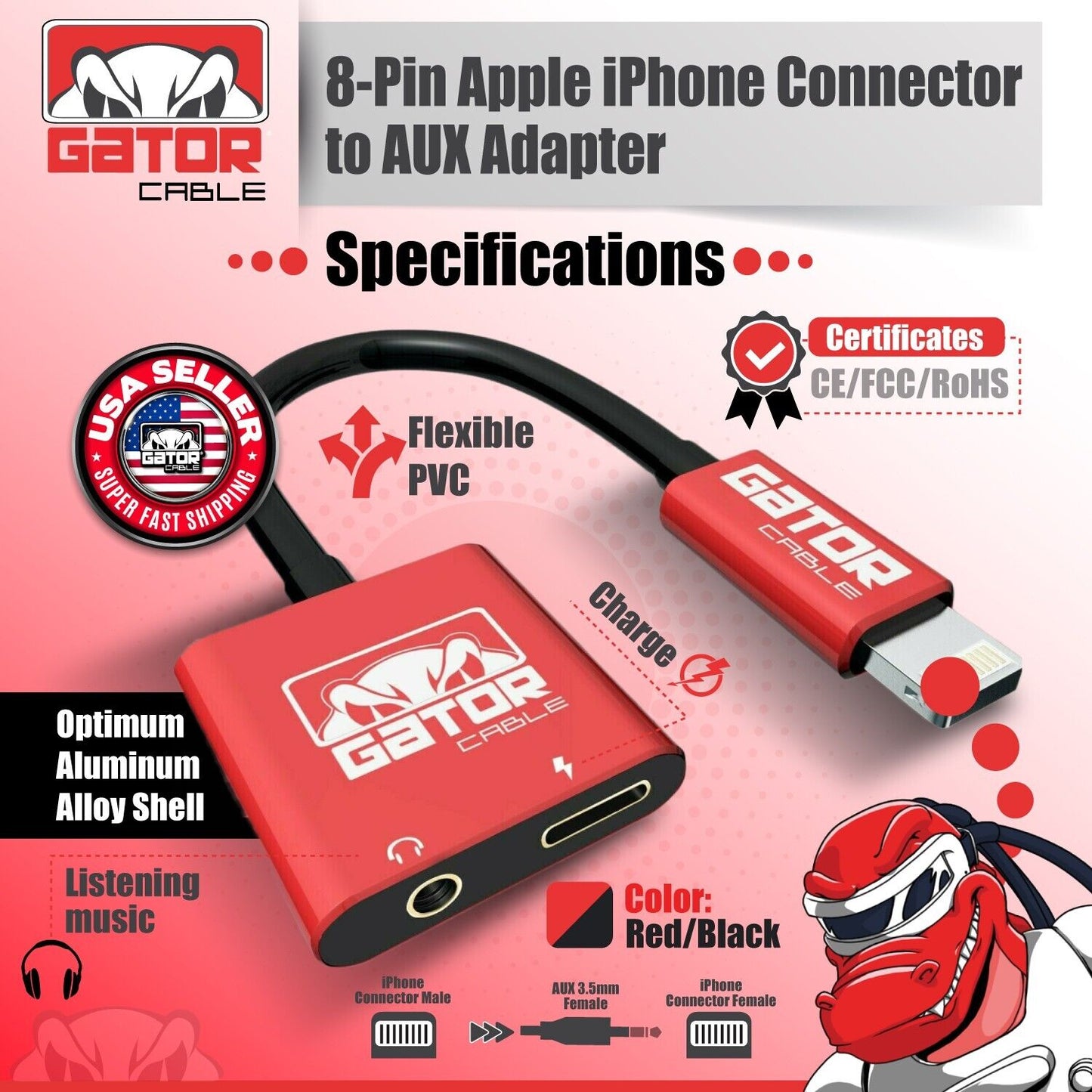 AUX 3.5mm Audio Adapter Converter For Earphones iPhone 7 8 X XS XR 11 12 13 14