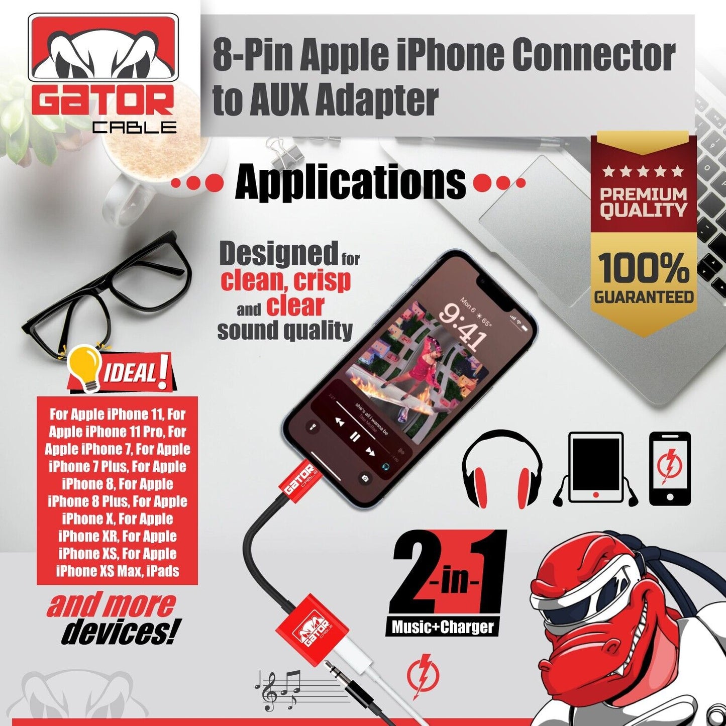 AUX 3.5mm Audio Adapter Converter For Earphones iPhone 7 8 X XS XR 11 12 13 14