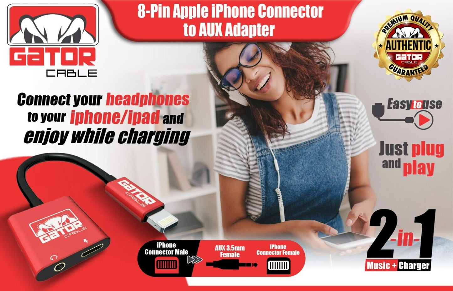 AUX 3.5mm Audio Adapter Converter For Earphones iPhone 7 8 X XS XR 11 12 13 14