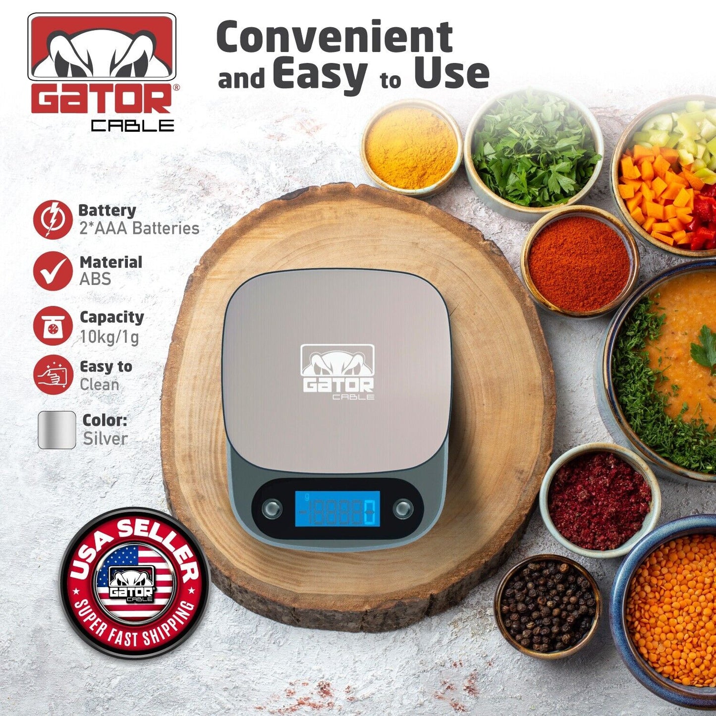 Digital Kitchen Scale Food Diet Multifunction Weight Balance 10,000g 22lb x 1g
