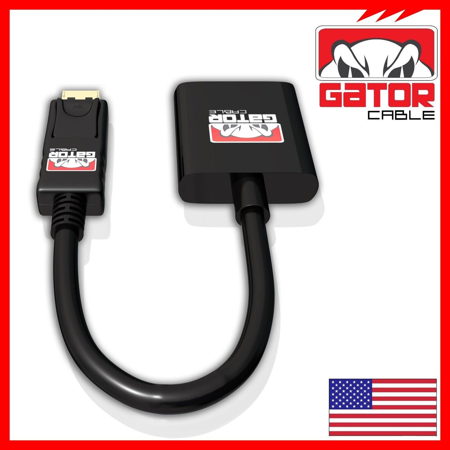 Display Port to VGA Adapter Converter Cable Video HDTV PC Monitor Desktop UHD