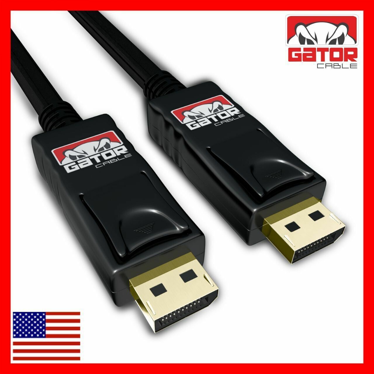 Display Port to Display Port Cable DP to DP 4K 60Hz High Speed UHD Video Audio